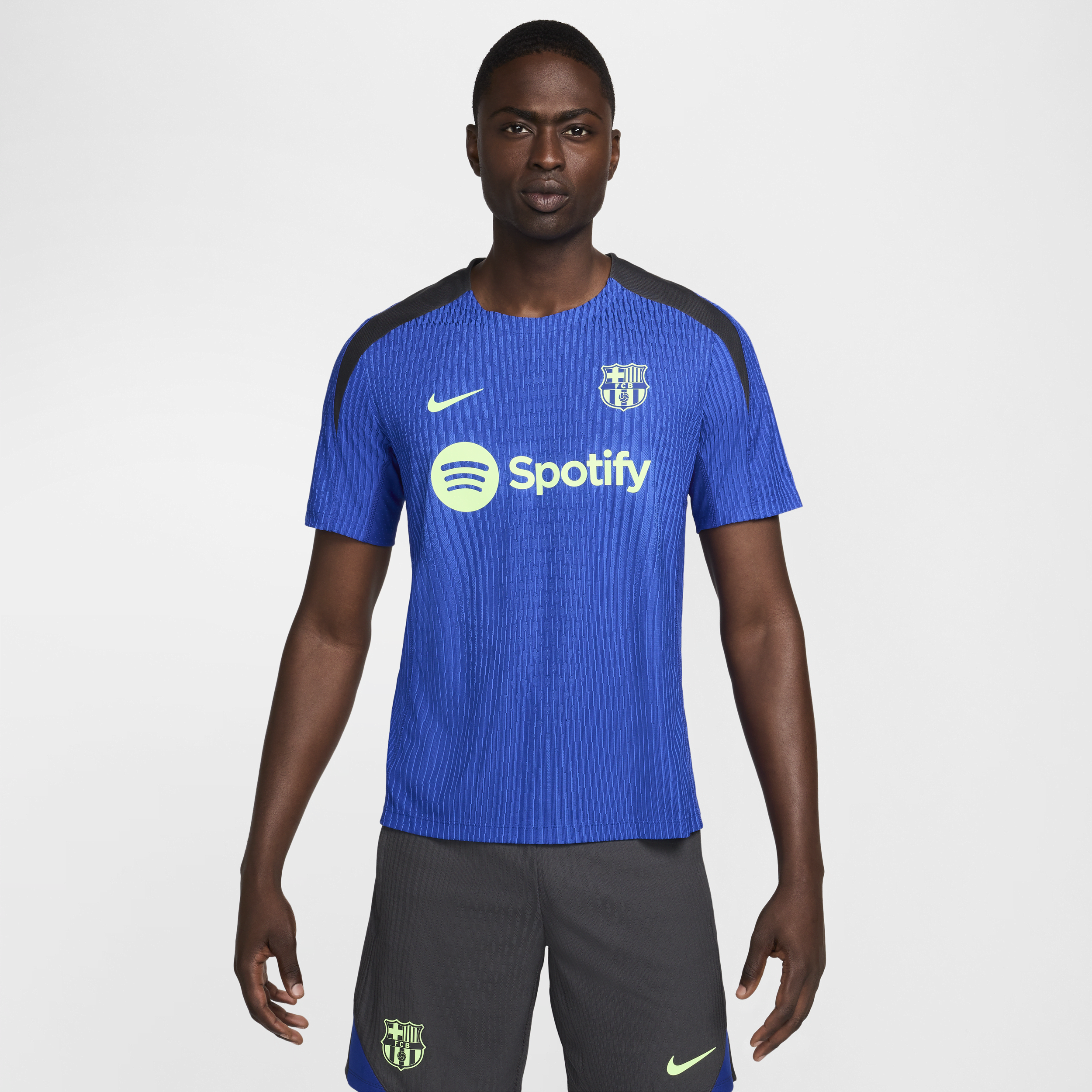 Nike FC Barcelona Strike Elite Derde  Dri-FIT ADV voetbaltop met korte mouwen voor heren - Blauw