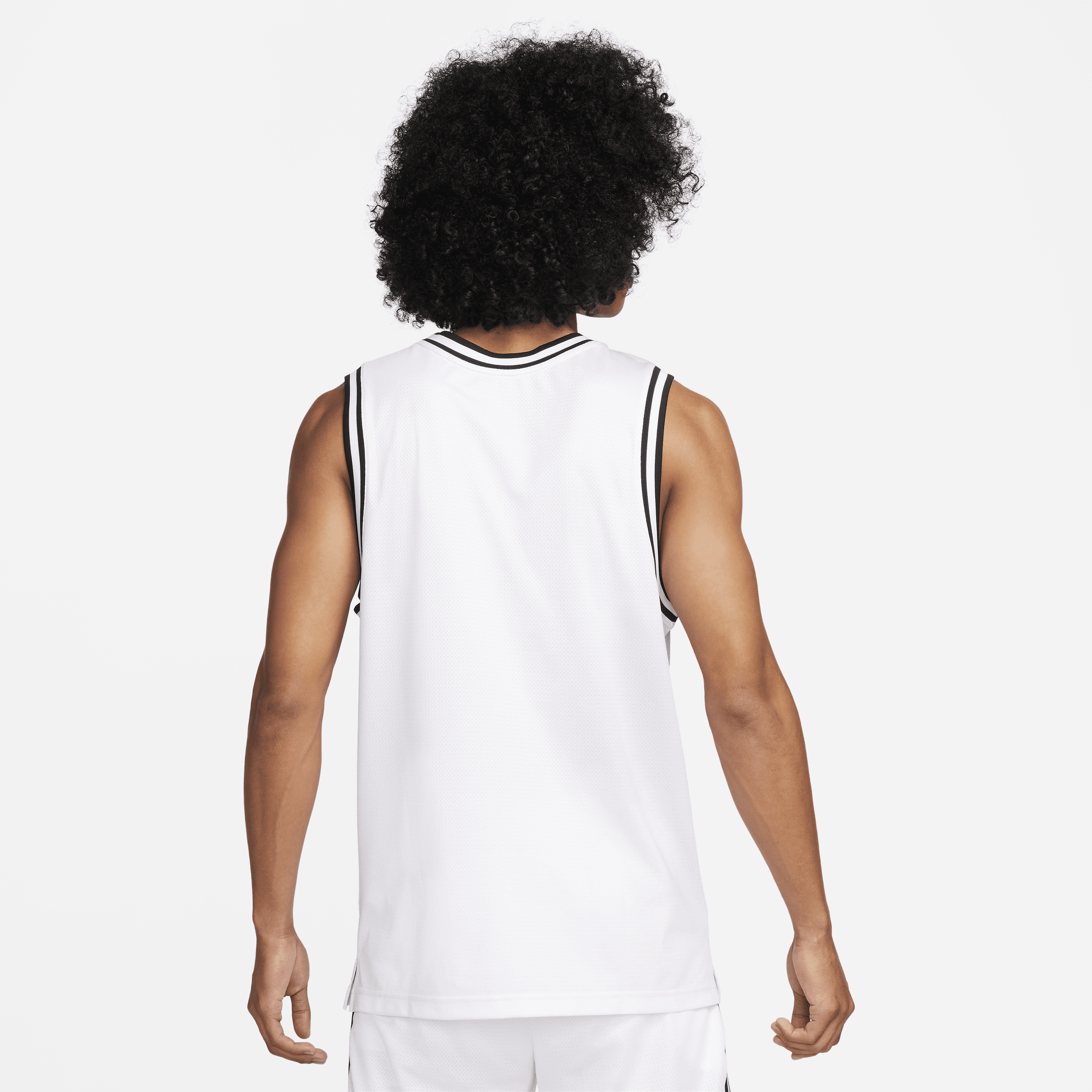 Maillot de basket Dri-FIT Nike DNA pour homme - Blanc