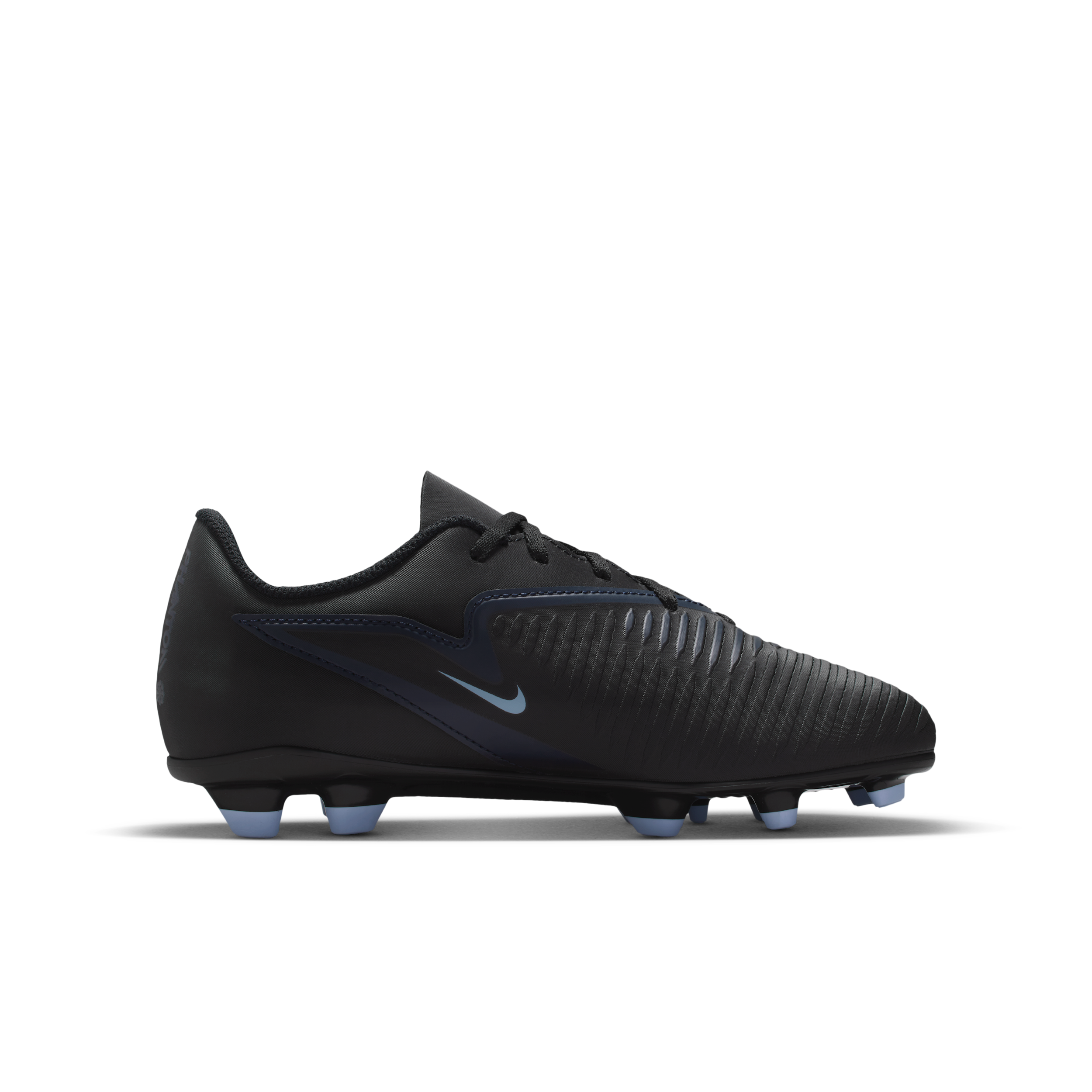 Thumbnail - Nike Jr. Phantom 6 Low Club Fußballschuh für verschiedene Böden (ältere Kinder) - Schwarz