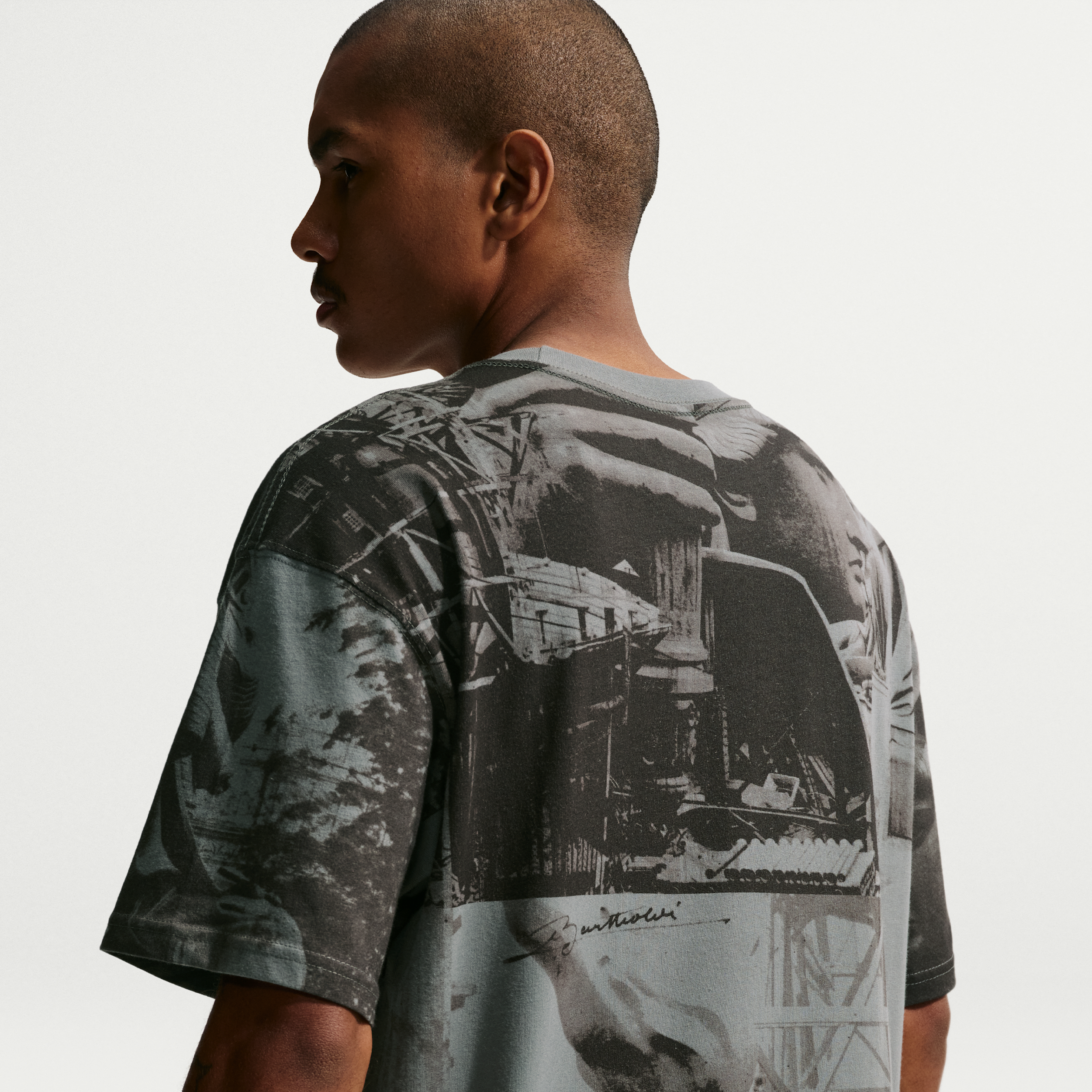 Thumbnail - Frankreich Fußball-T-Shirt von Nike (Herren) - Grau