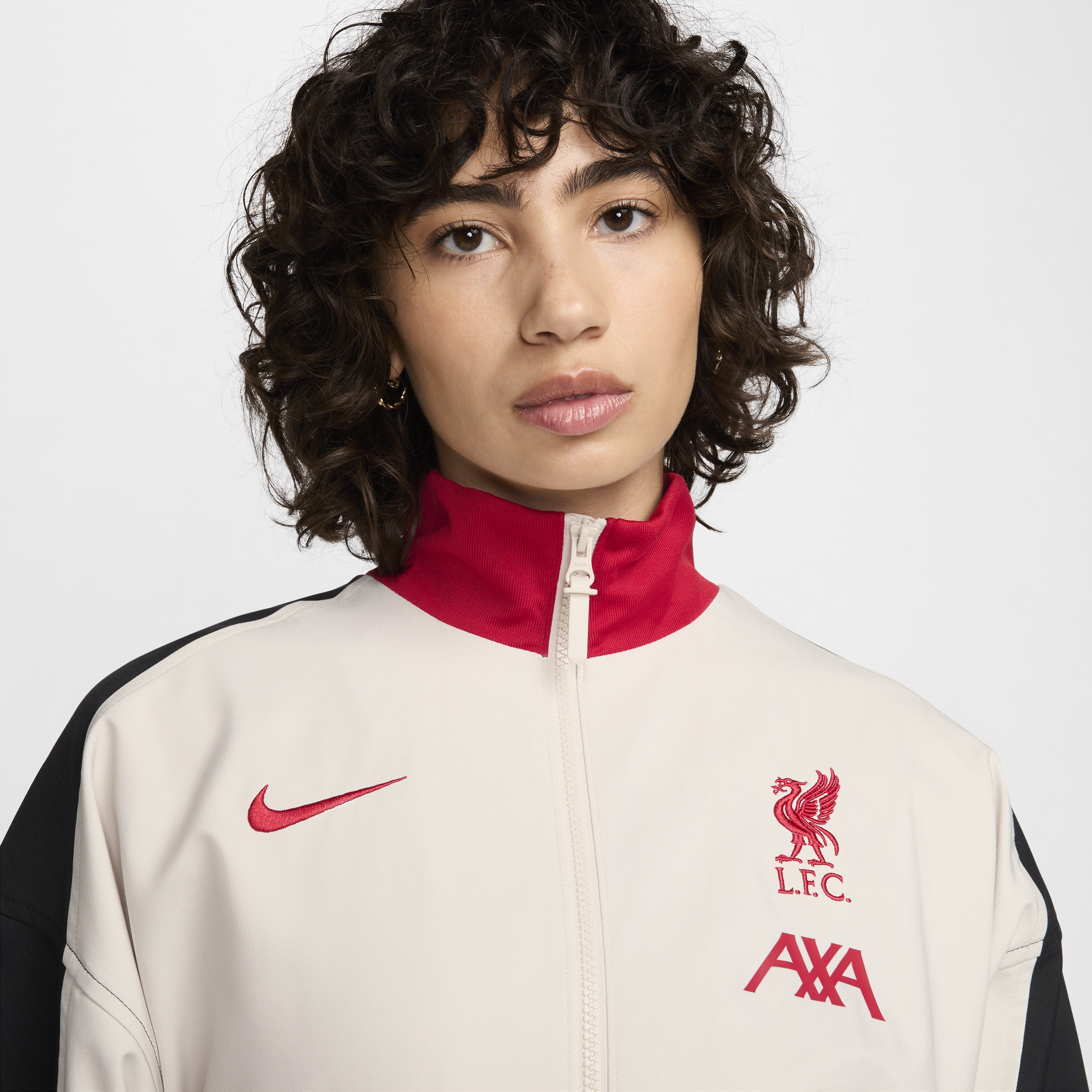 Nike Liverpool FC Strike Dri-FIT voetbaljack voor dames Bruin