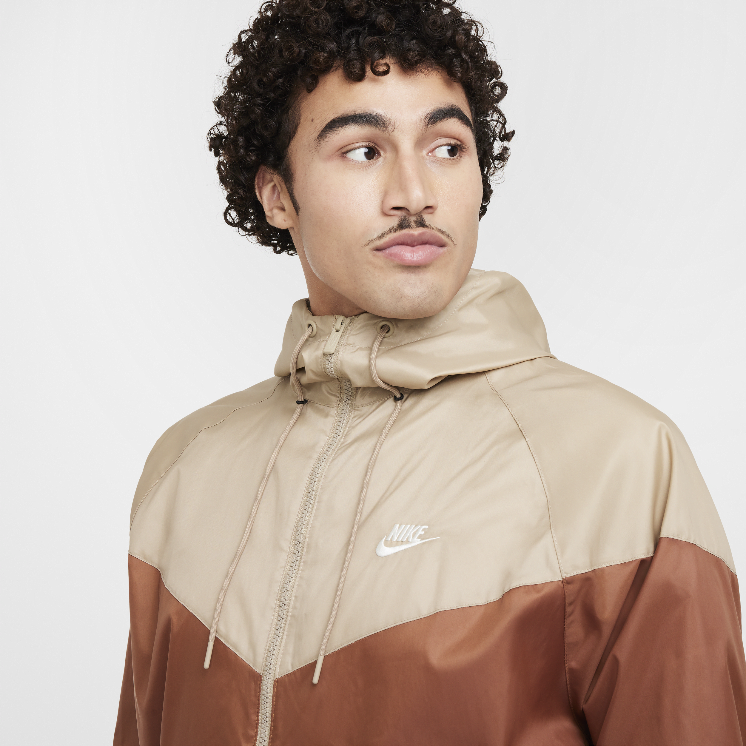 Veste à capuche Nike Sportswear Windrunner pour Homme - Marron