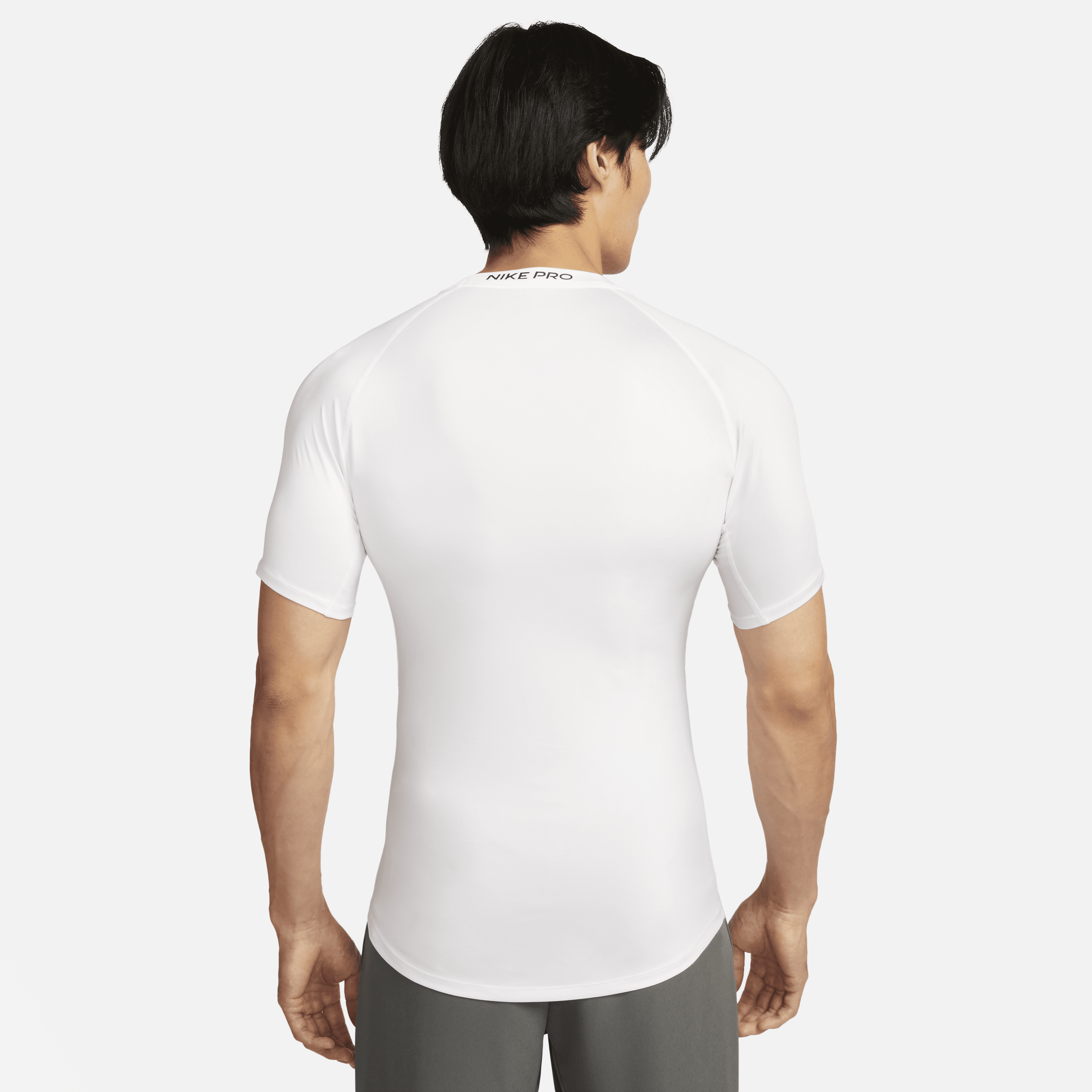 Haut de fitness ajusté à manches courtes Nike Pro Dri-FIT pour homme - Blanc
