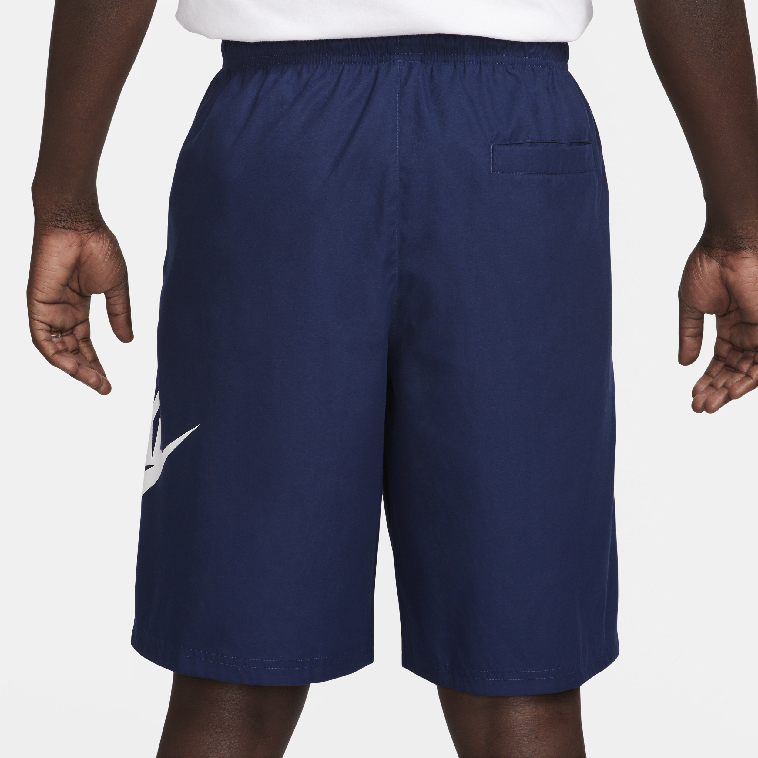 Nike Club geweven herenshorts Blauw