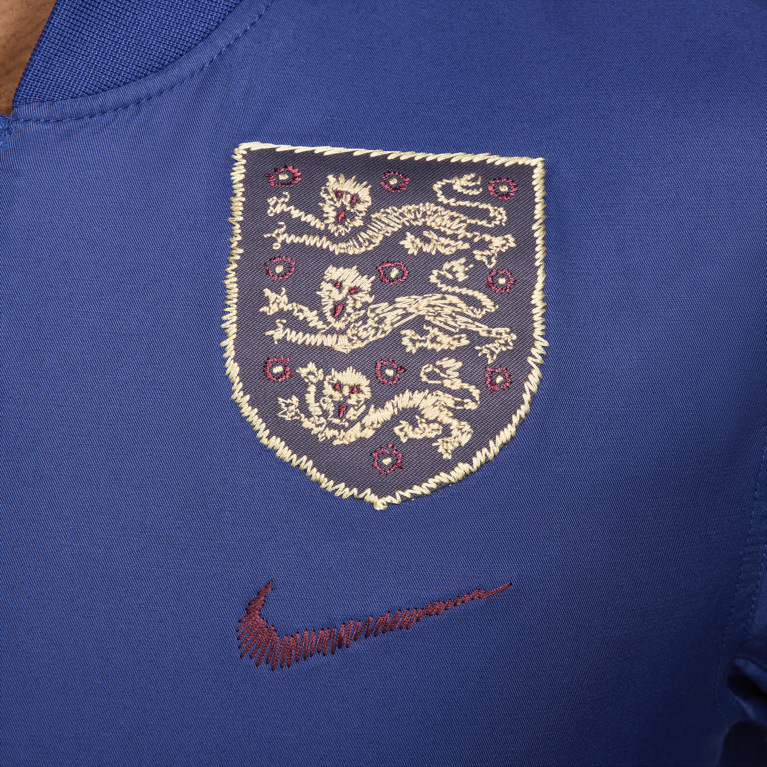 Nike Engeland Sport Essentials geweven voetbalbomberjack voor heren Blauw