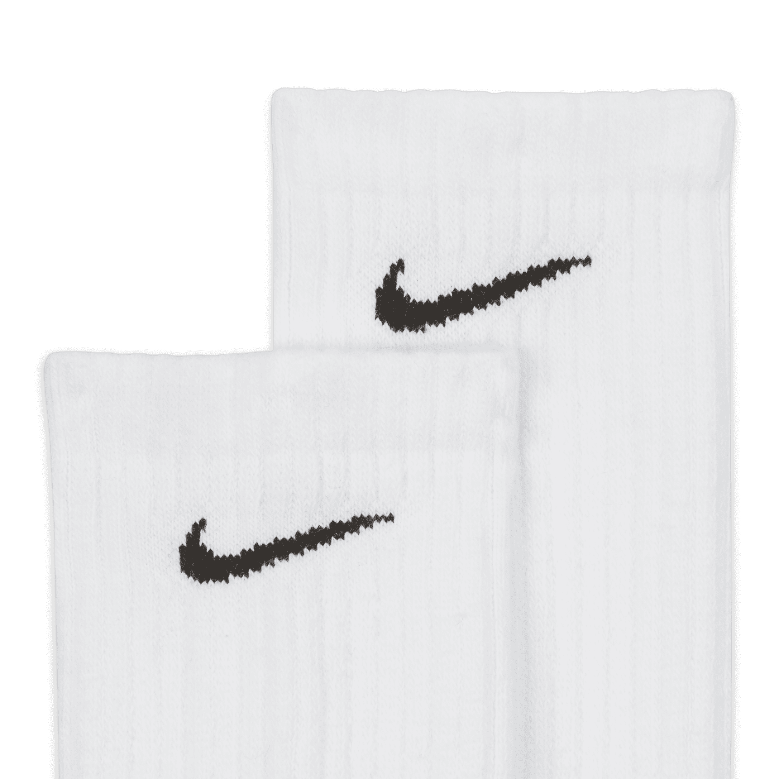 Chaussettes de training mi-mollet Nike Everyday Cushioned (3 paires) - Blanc