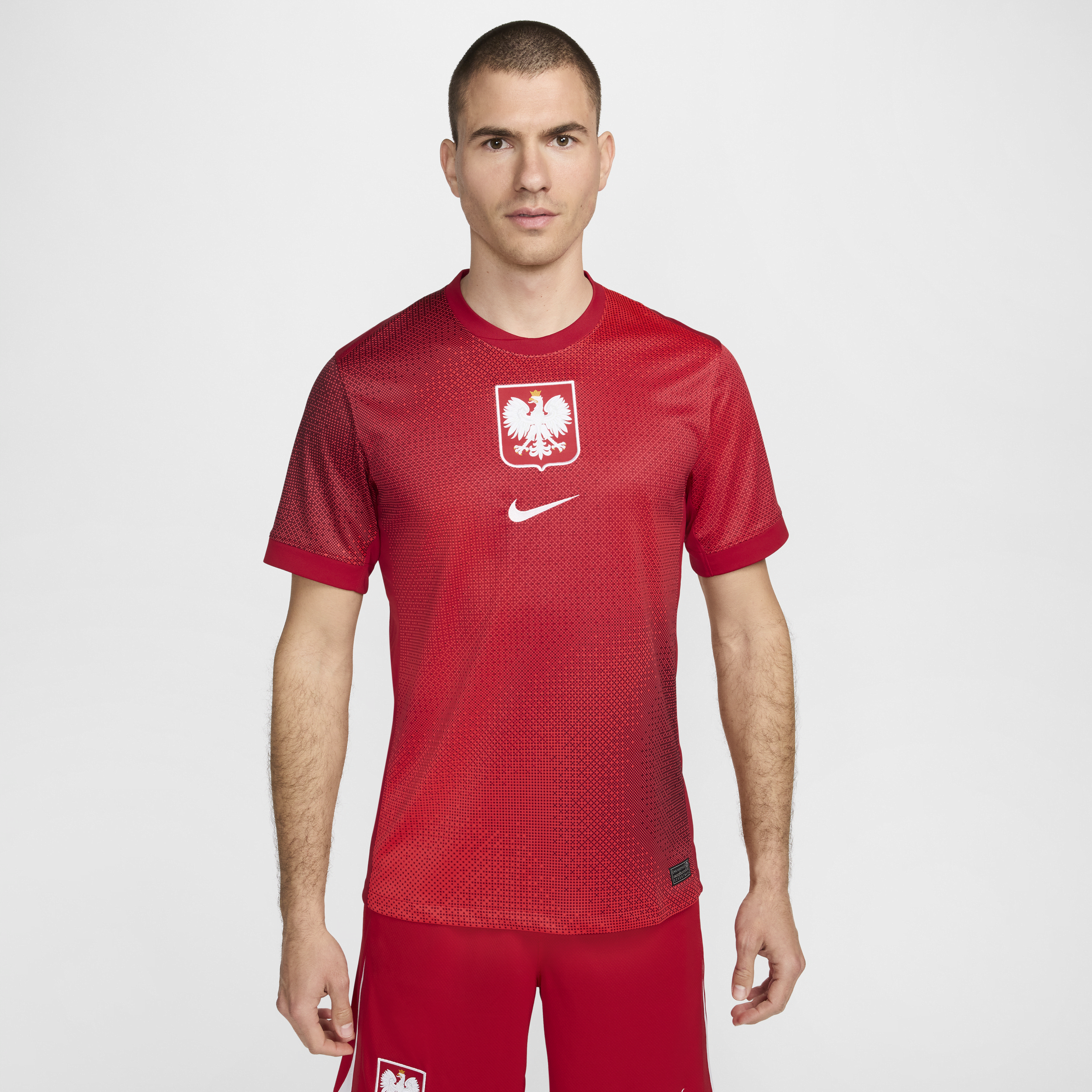 Nike Polen 2024 25 Stadium Uit Dri-FIT replica voetbalshirt voor heren Rood