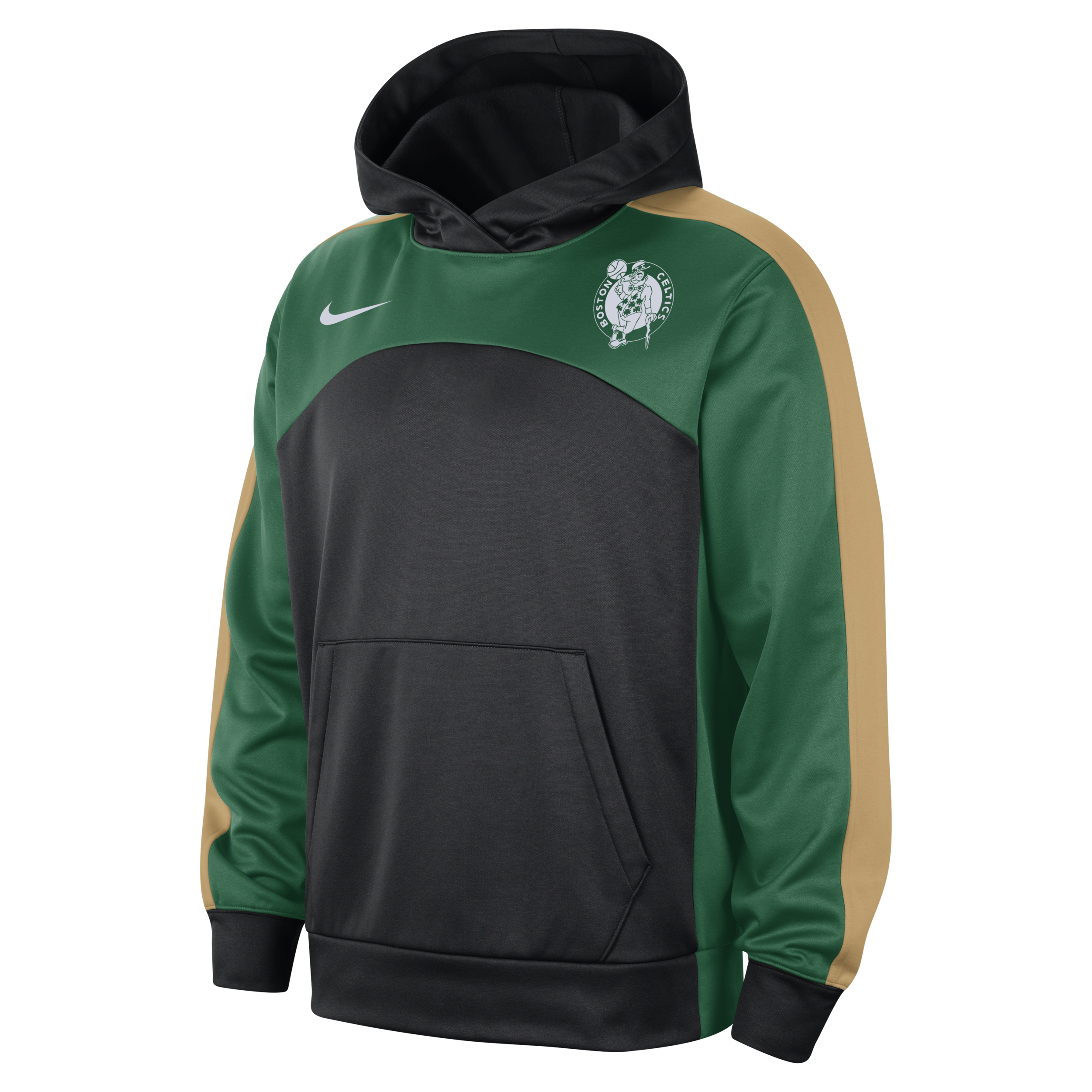 Nike Boston Celtics Starting 5 Therma-FIT NBA-hoodie met graphic voor heren Zwart