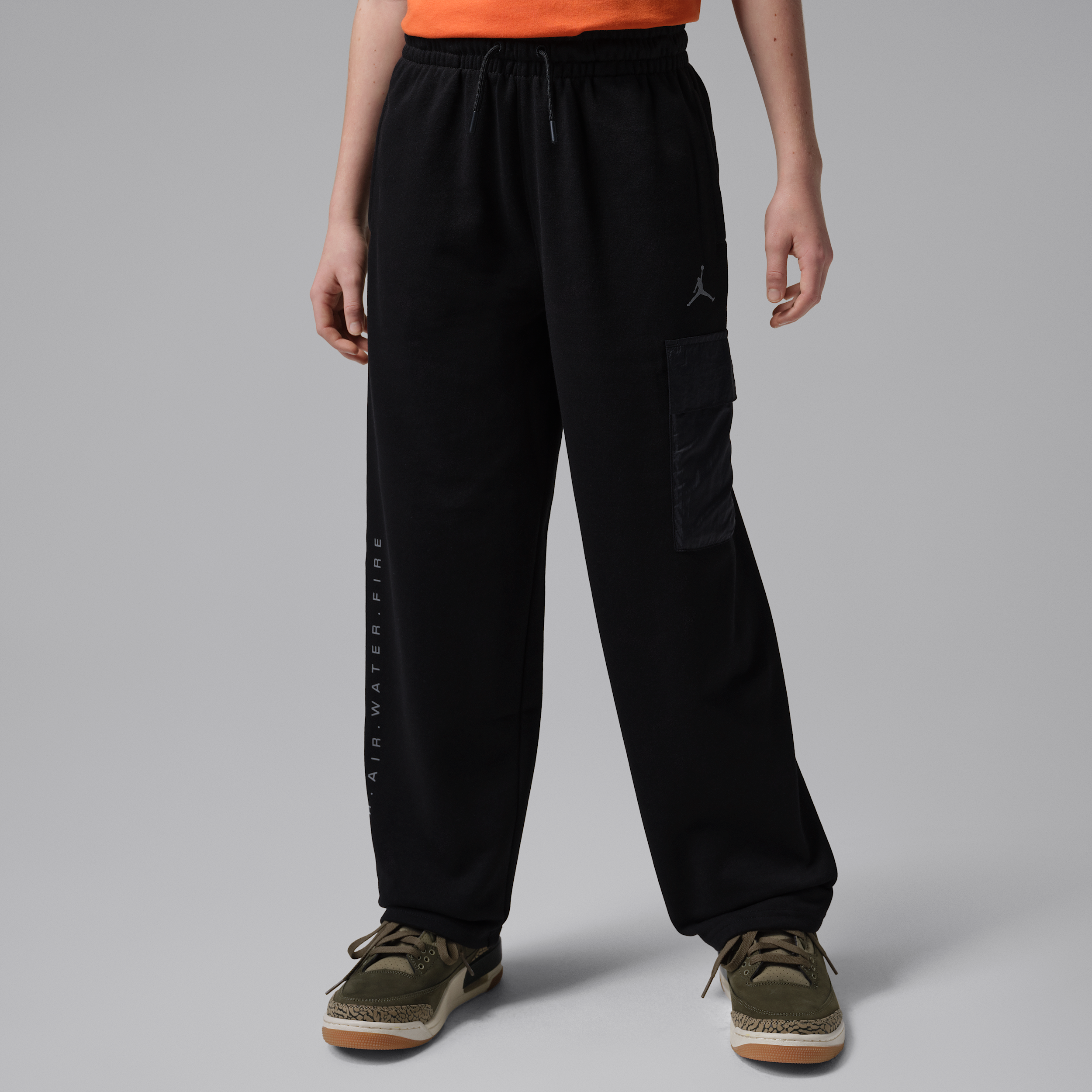 Pantaloni in French Terry Jordan Hike Mike – Ragazzo/a - Nero