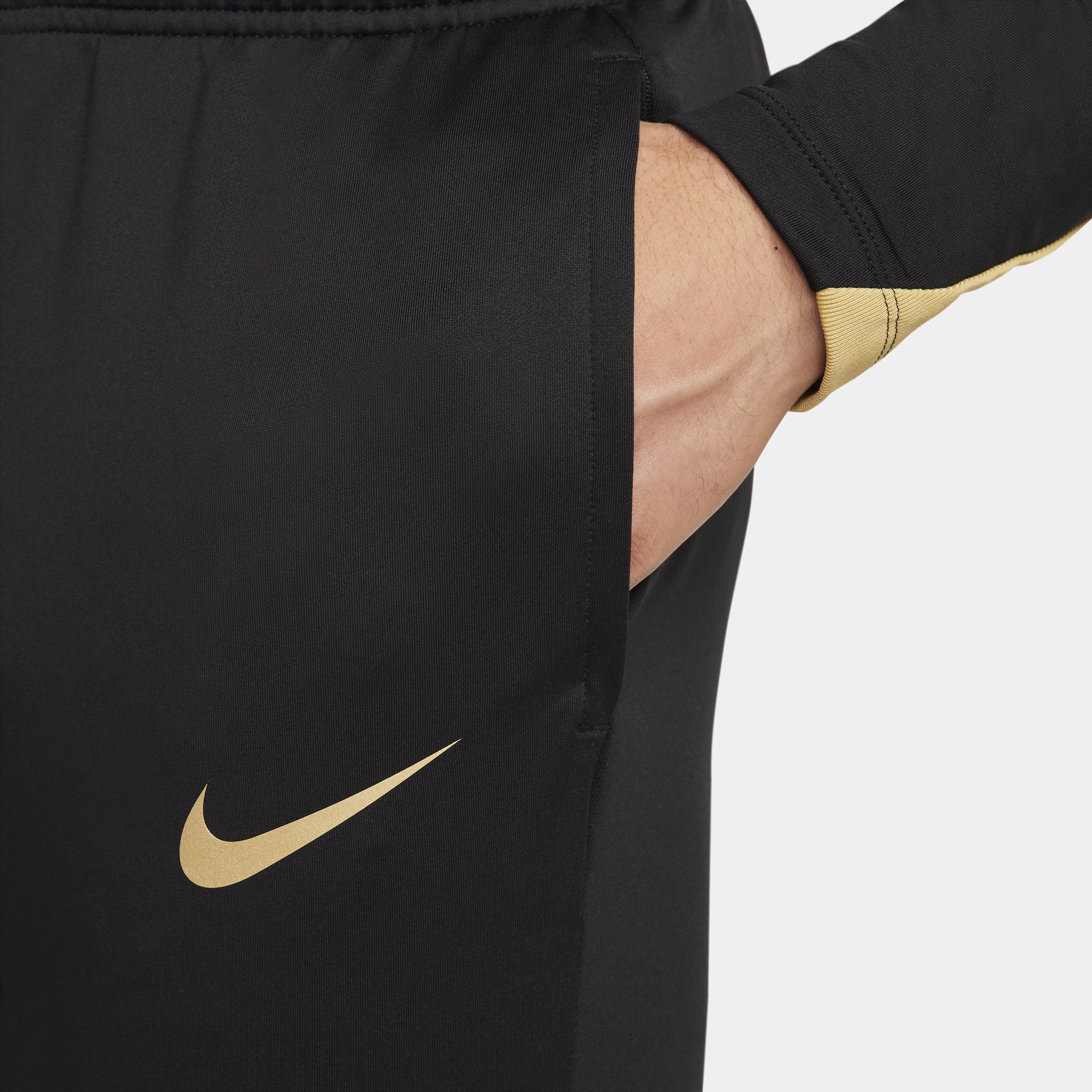 Nike Strike Dri-FIT voetbalbroek voor heren Zwart
