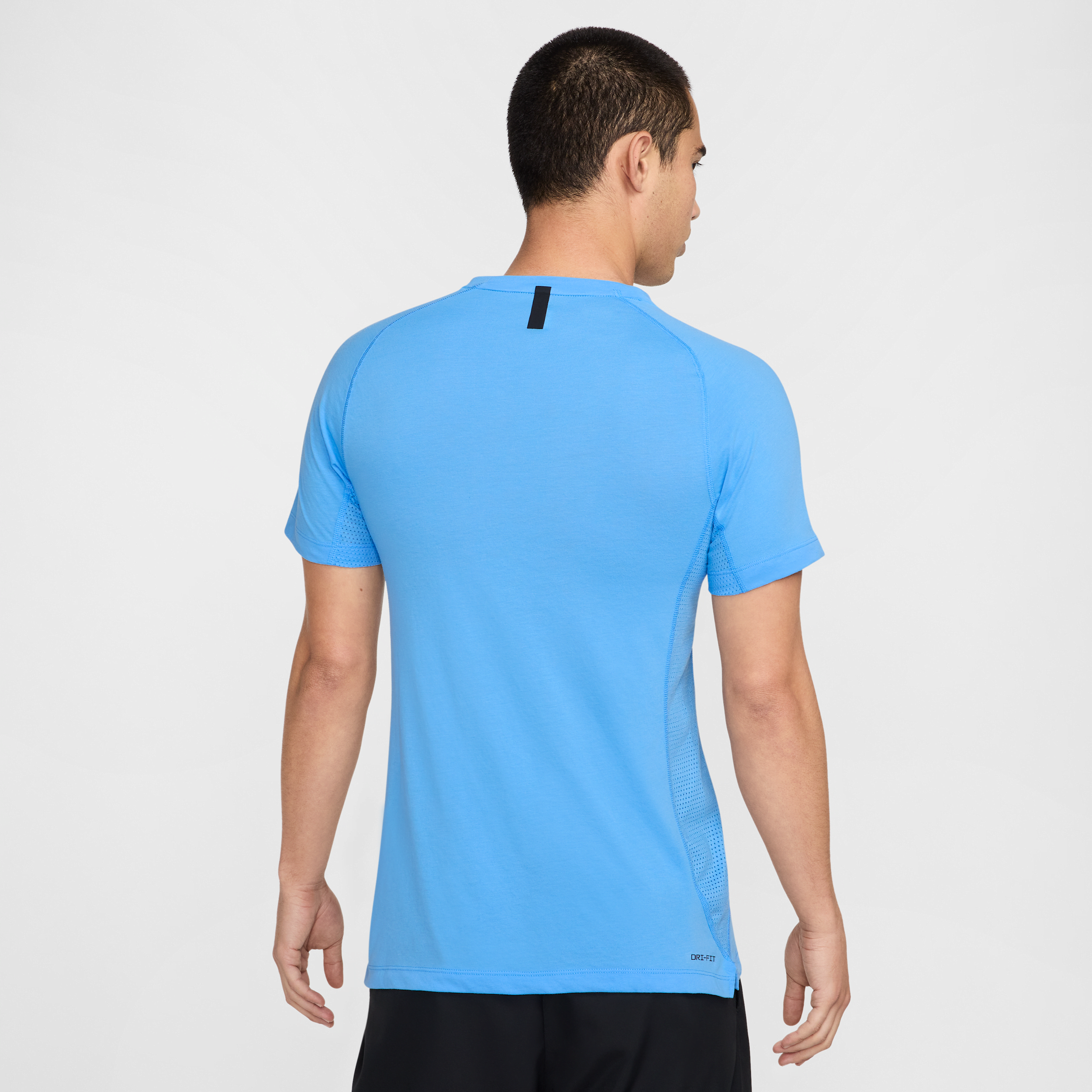 Haut de fitness à manches courtes Dri-FIT Nike Flex Rep pour homme - Bleu