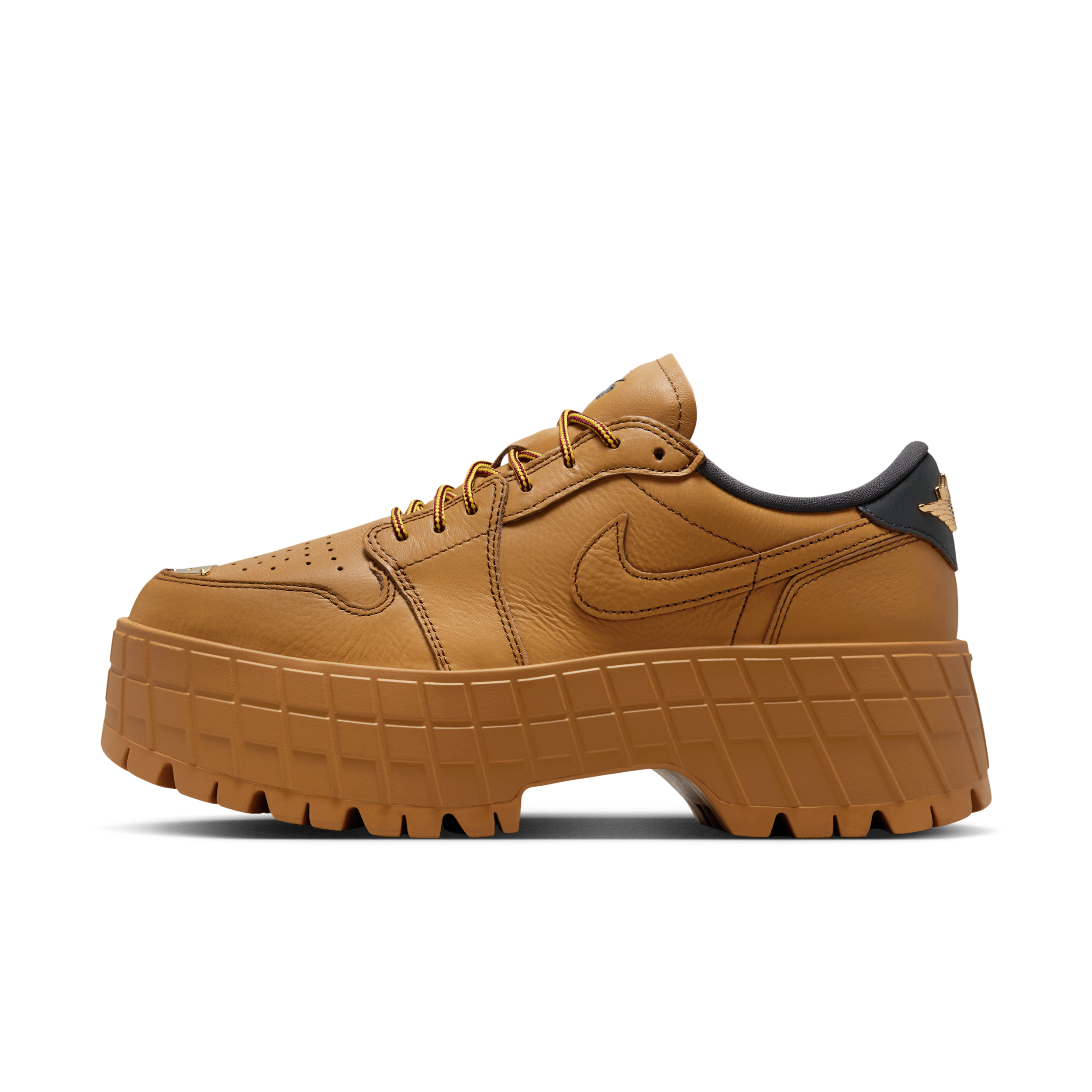 Nike Air Jordan 1 Brooklyn Low Womens Shoes - Brown