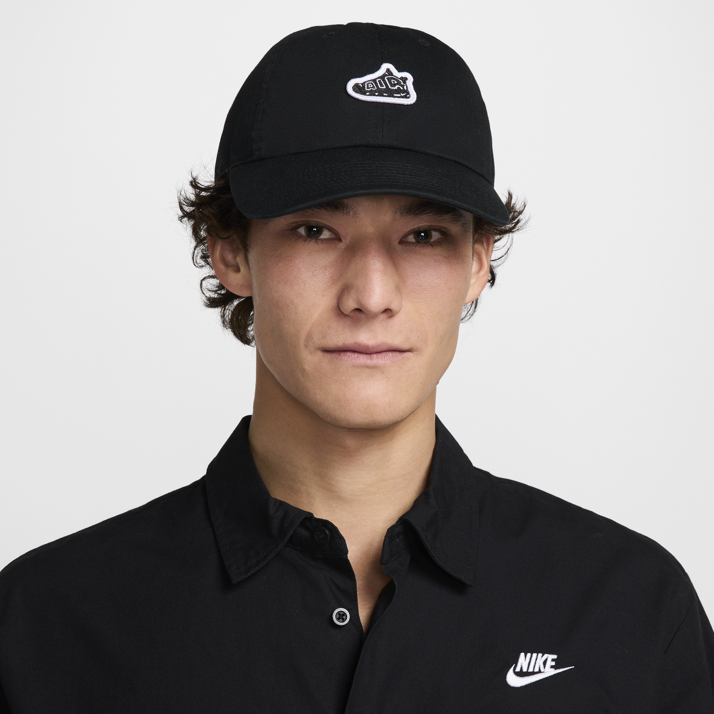 Casquette souple à écusson Nike Club - Noir