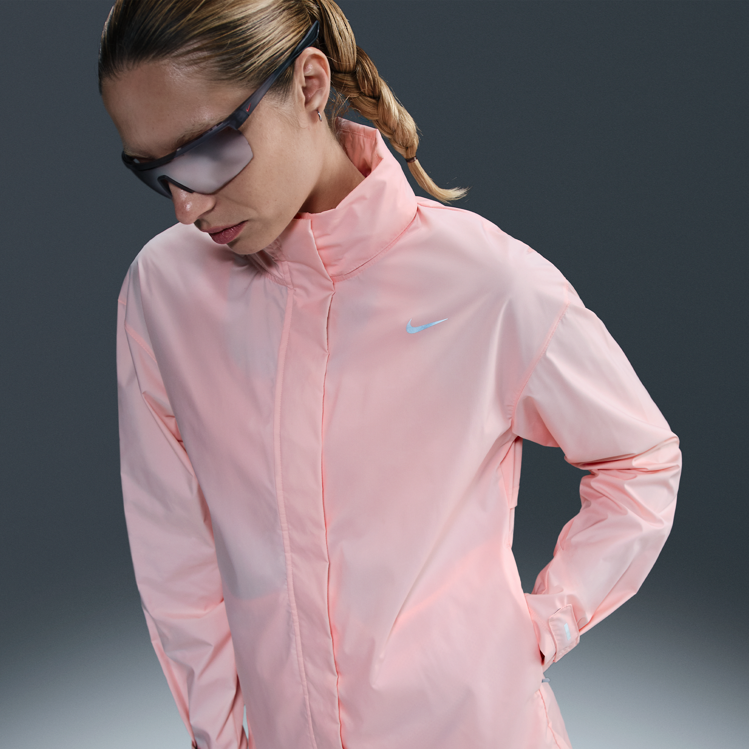 Thumbnail - Nike Fast Repel Damen-Laufjacke - Pink