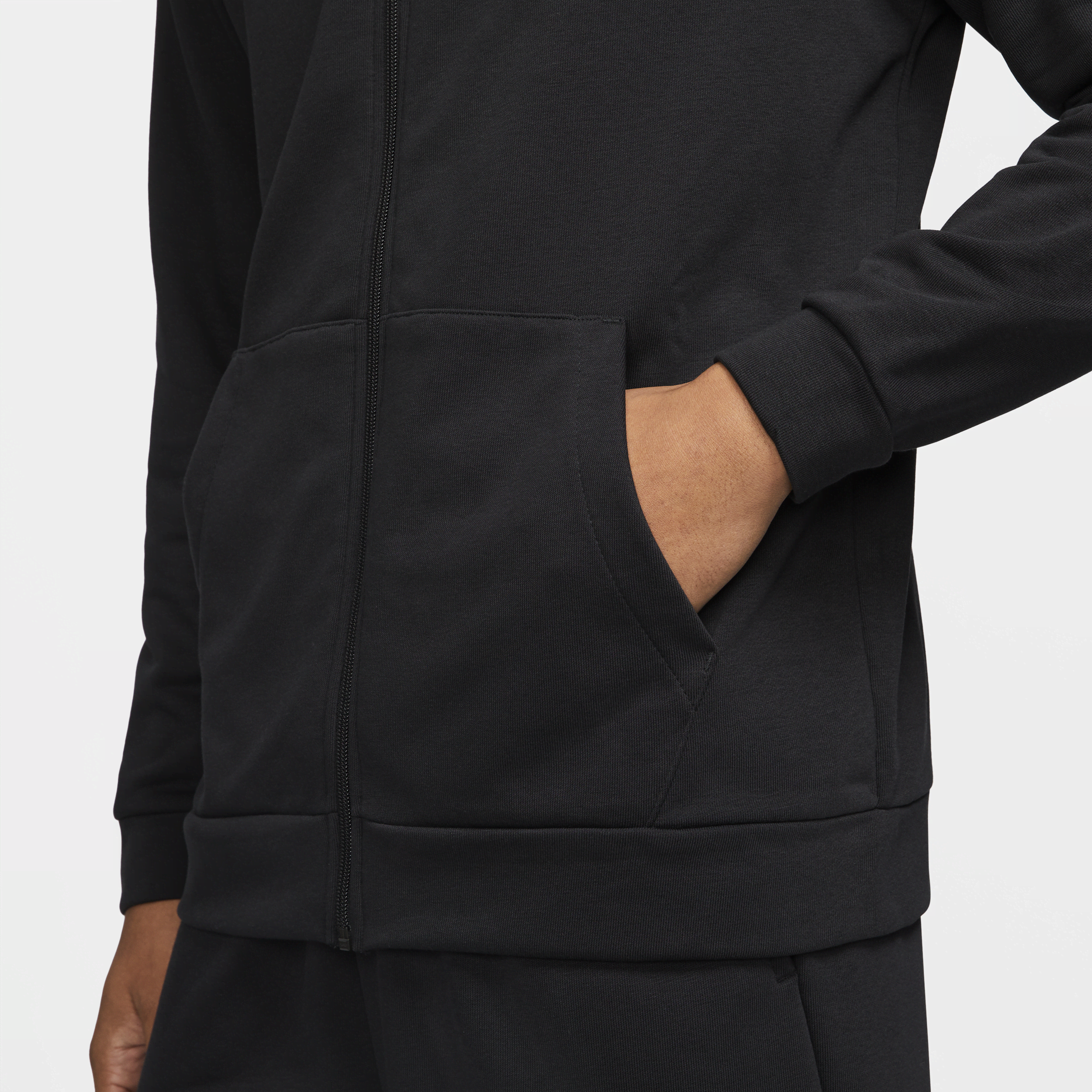 Sweat à capuche de fitness à zip Dri-FIT Nike Dry pour homme - Noir