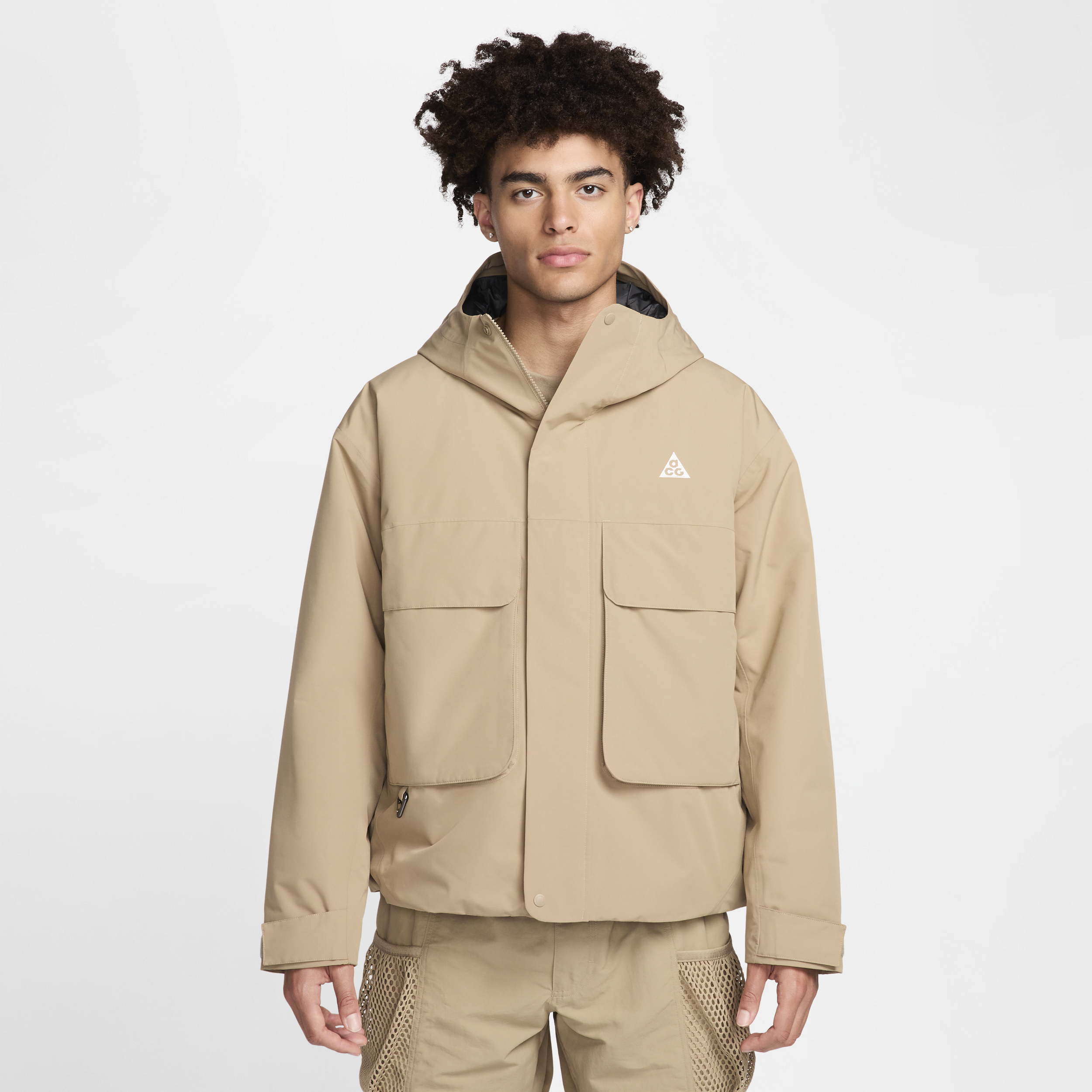 Nike ACG PrimaLoft® Skull Peak Mens Storm-FIT Jacket - Brown - Recycled Polyester Minimum - 50% Recycled Polyester