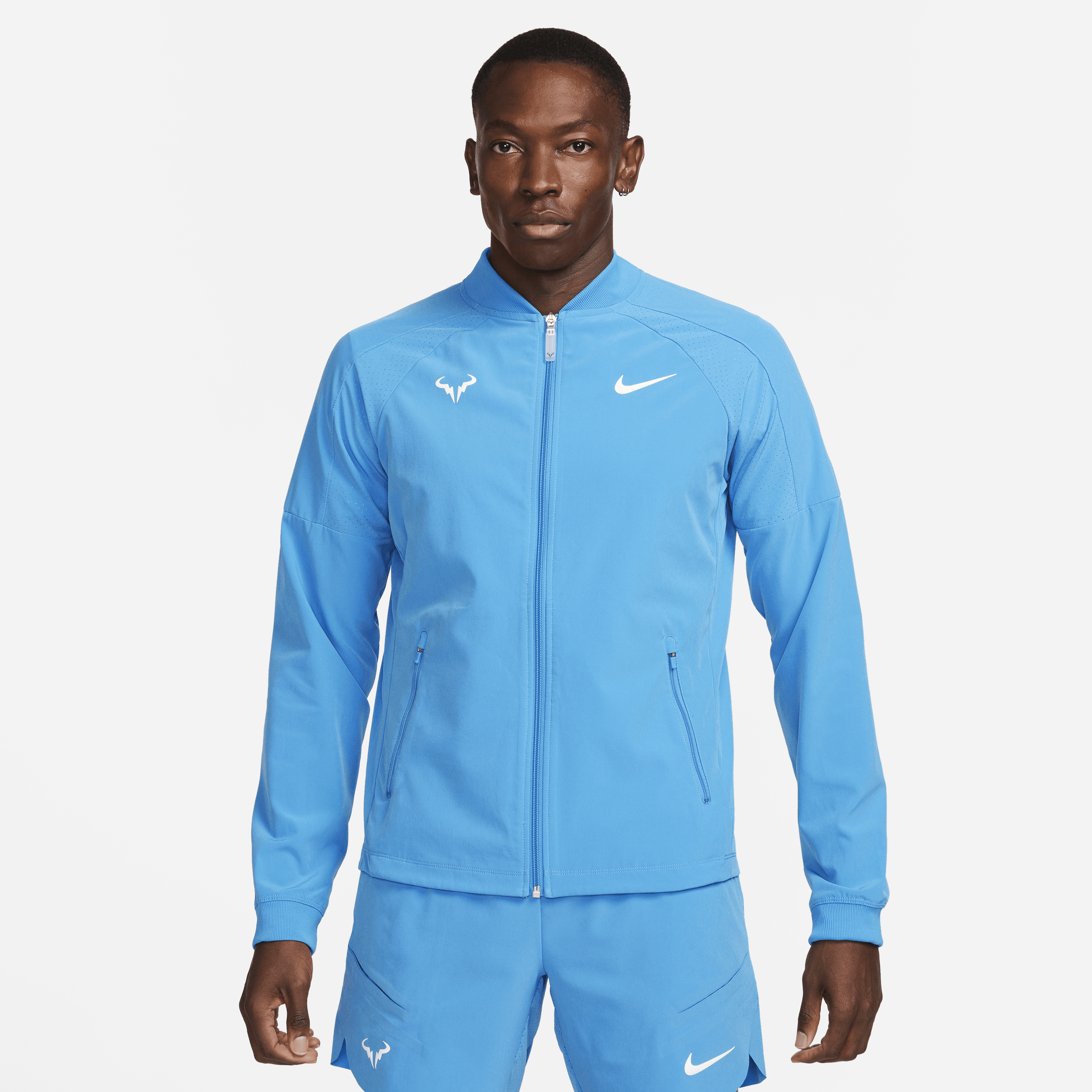 Nike Dri-FIT Rafa Tennisjack voor heren Blauw