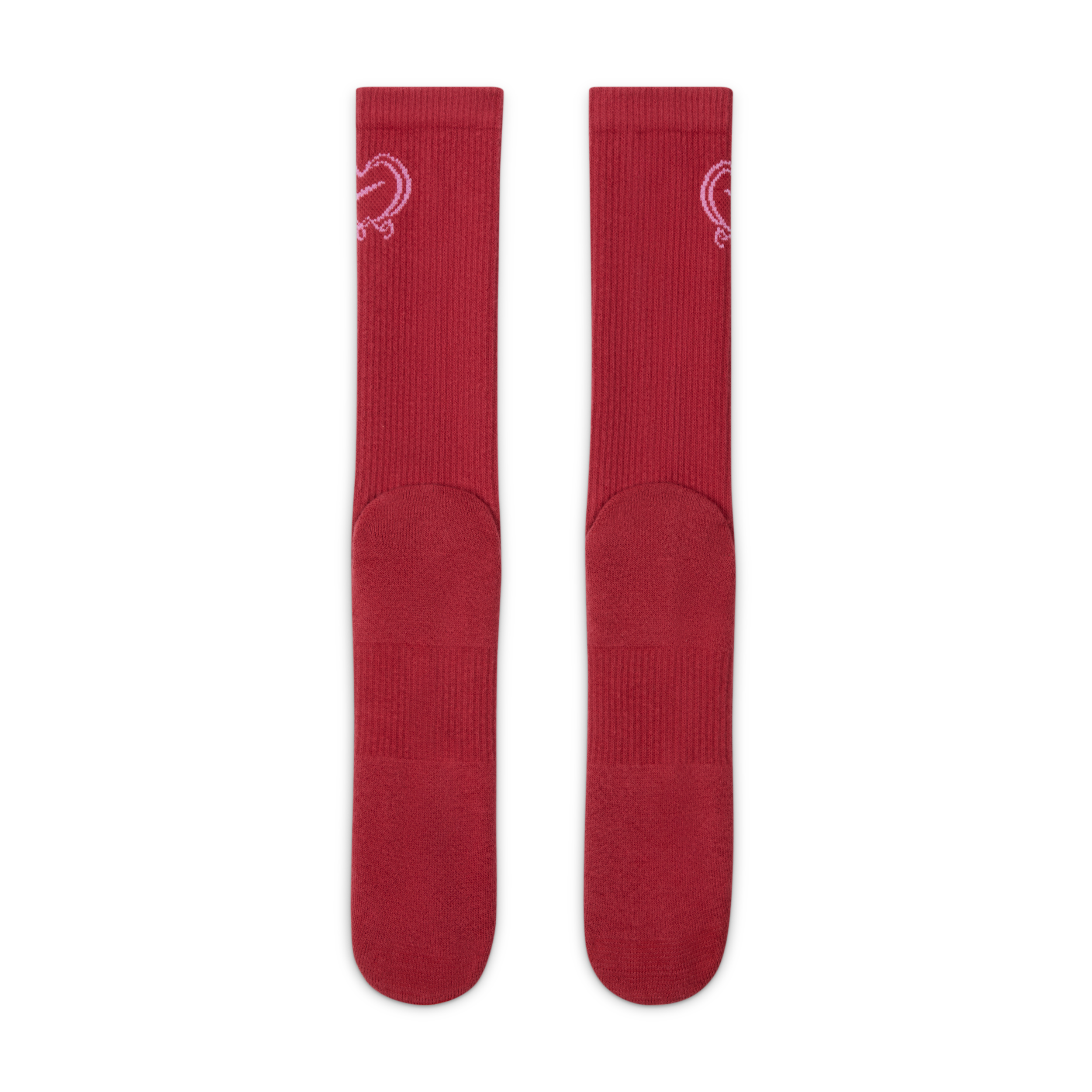 Thumbnail - Nike Everyday Plus gepolsterte Crew-Socken (1 Paar) - Rot