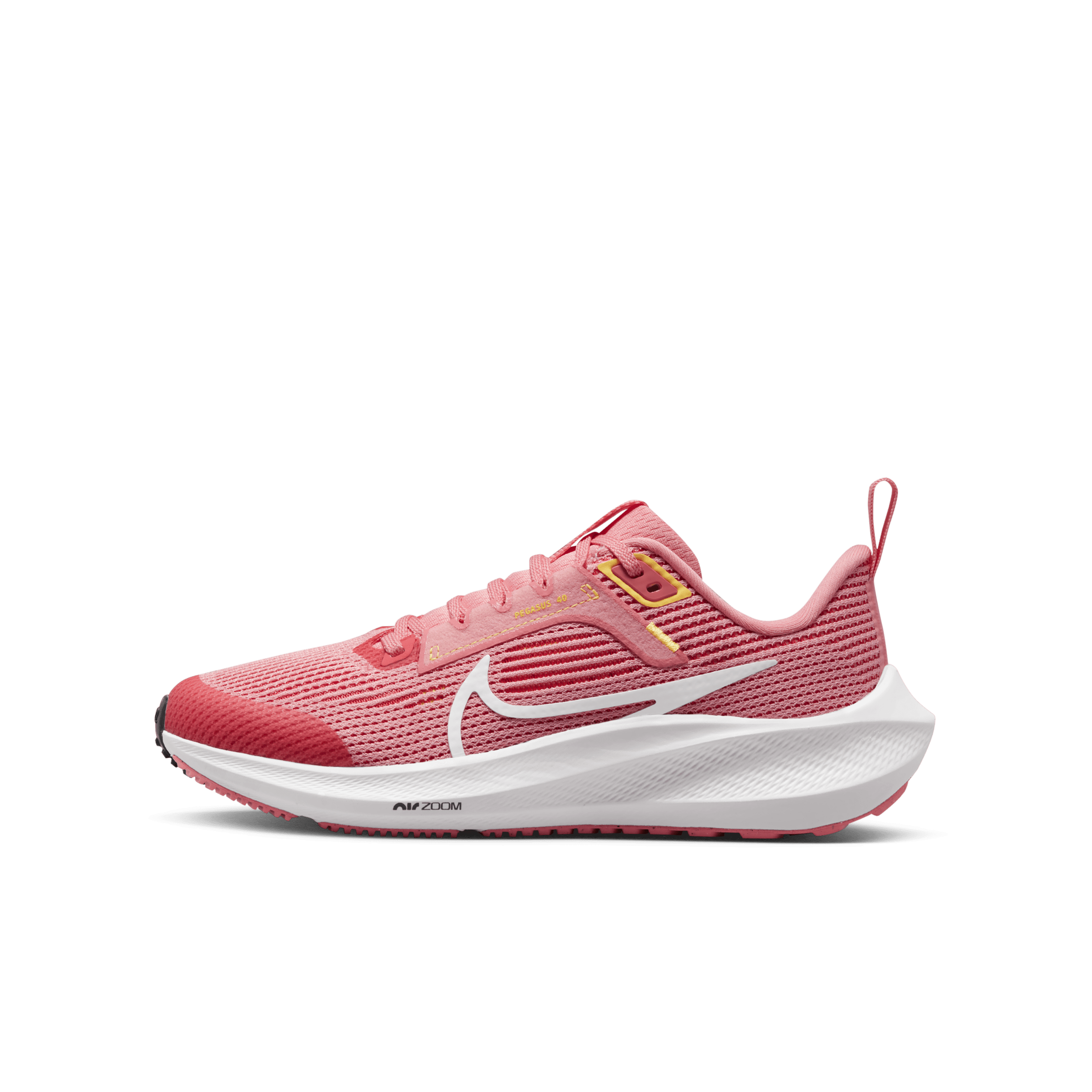 Nike Air Zoom Pegasus 40-løbesko til vej til større børn - Pink - DX2498-600