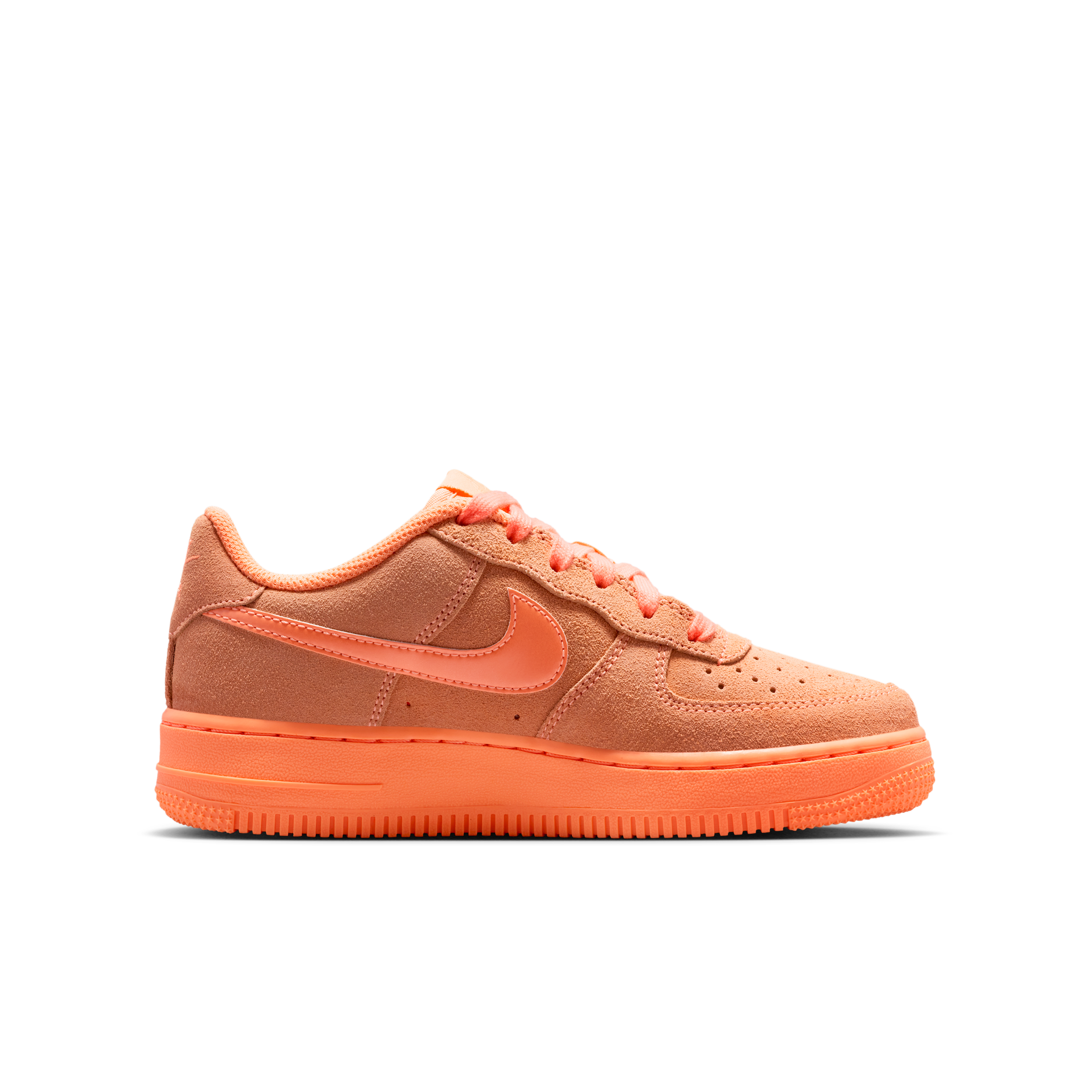 Thumbnail - Nike Air Force 1 Suede Schuh (ältere Kinder) - Orange