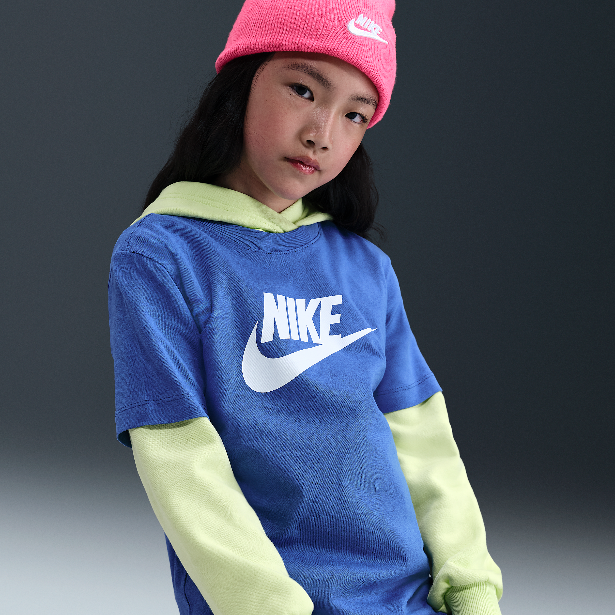 Thumbnail - Nike Sportswear T-Shirt für ältere Kinder - Blau