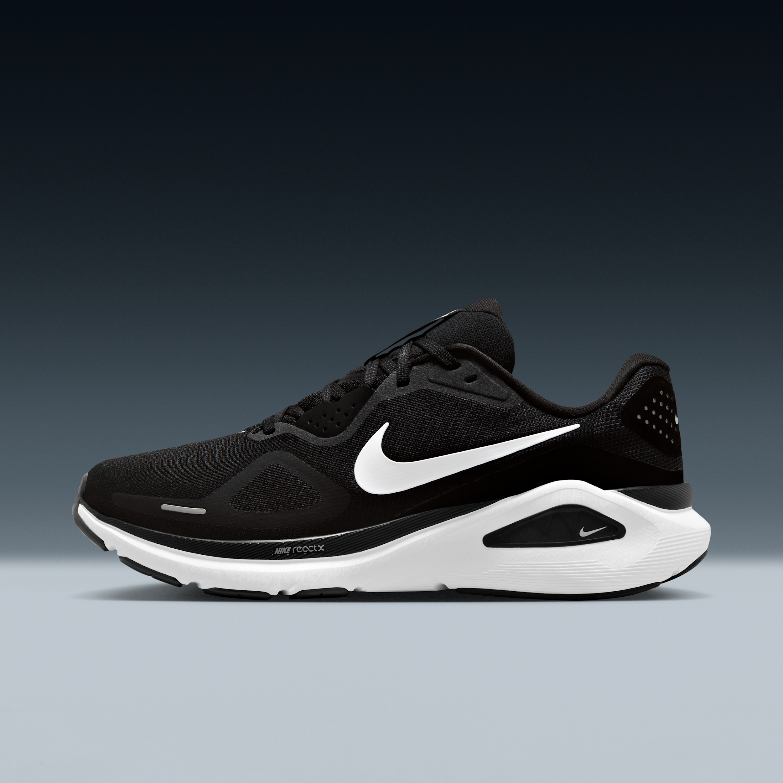 Thumbnail - Nike Structure 26 Straßenlaufschuh (Herren) - Schwarz