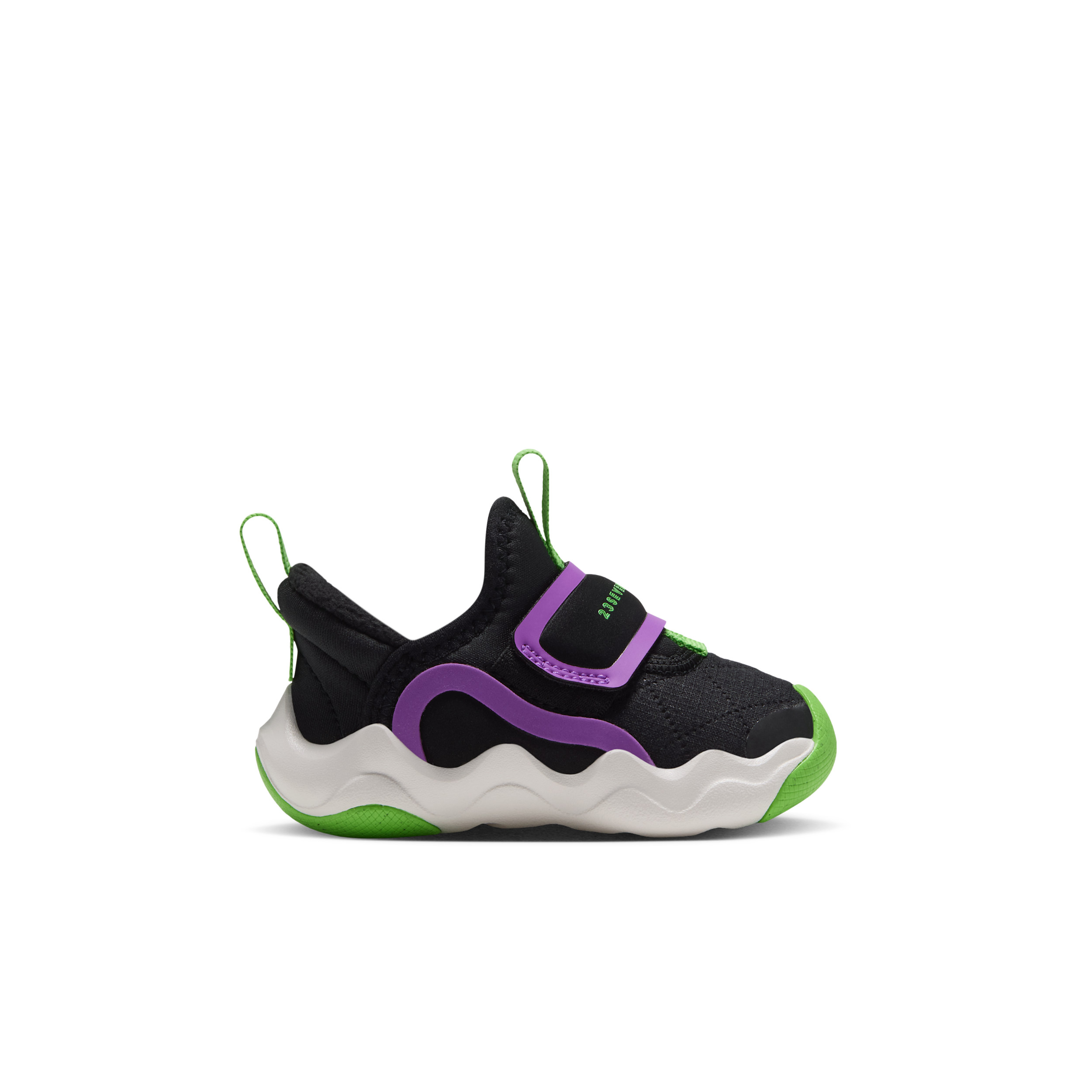 Air Jordan Jordan 23/7.2 Easyon TD 'Black Laser Purple Summit White Scream Green' | Infant Size 4 - HV4725-009