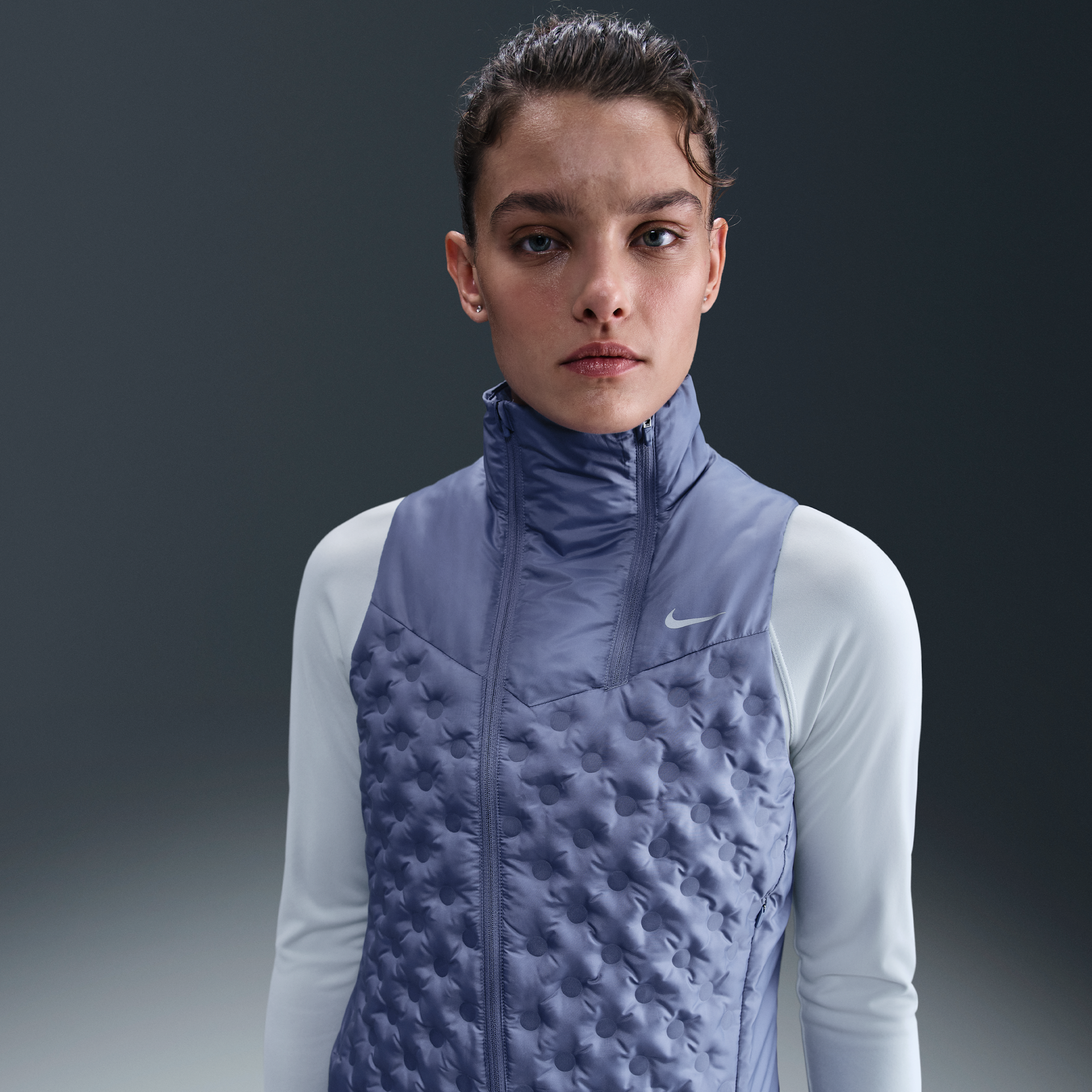 Thumbnail - Nike Therma-FIT ADV Repel AeroLoft Damen-Laufweste - Blau