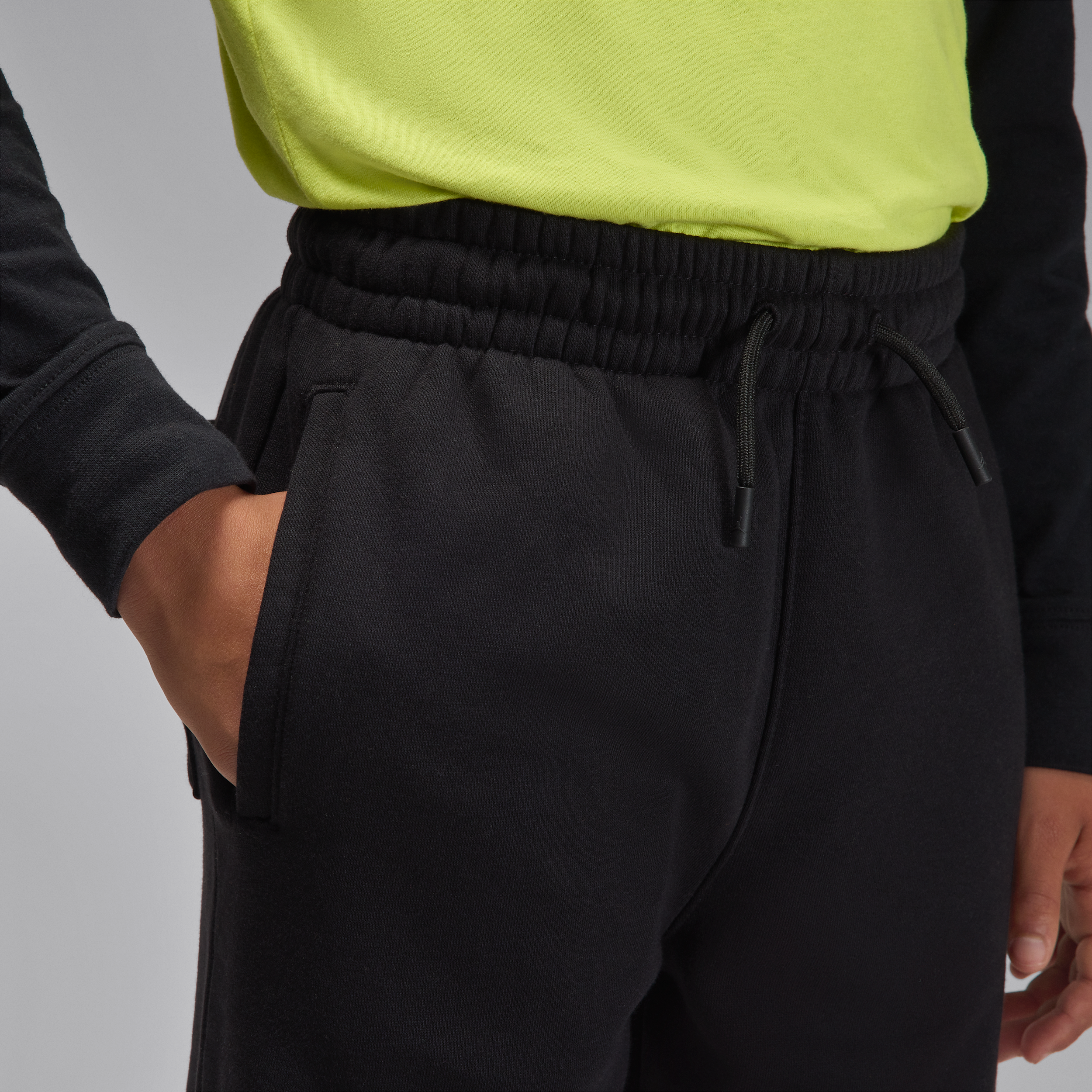 Thumbnail - Jordan Essentials Baseline-Fleecehose (ältere Kinder) - Schwarz