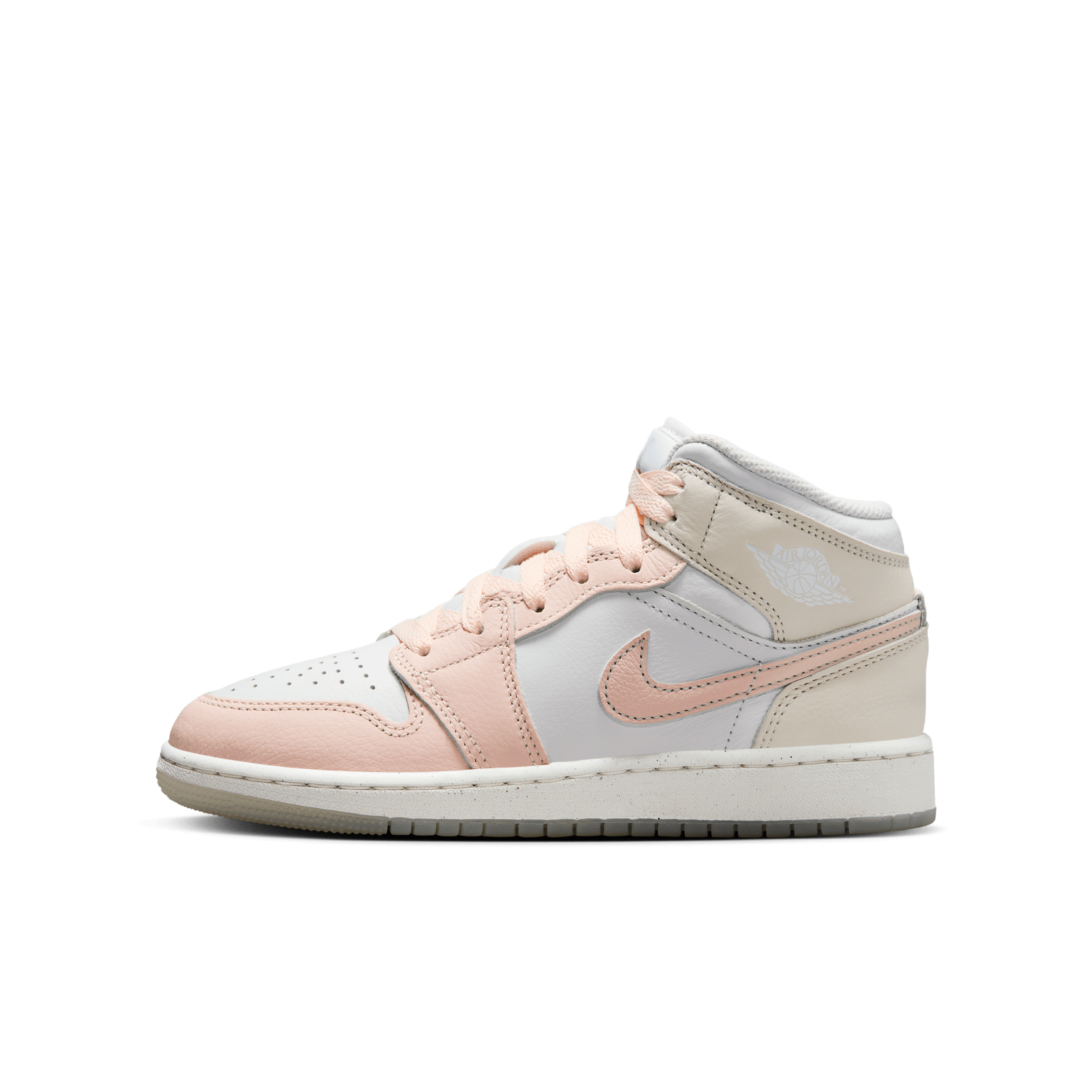 Chaussure Air Jordan 1 Mid SE pour ado - Blanc