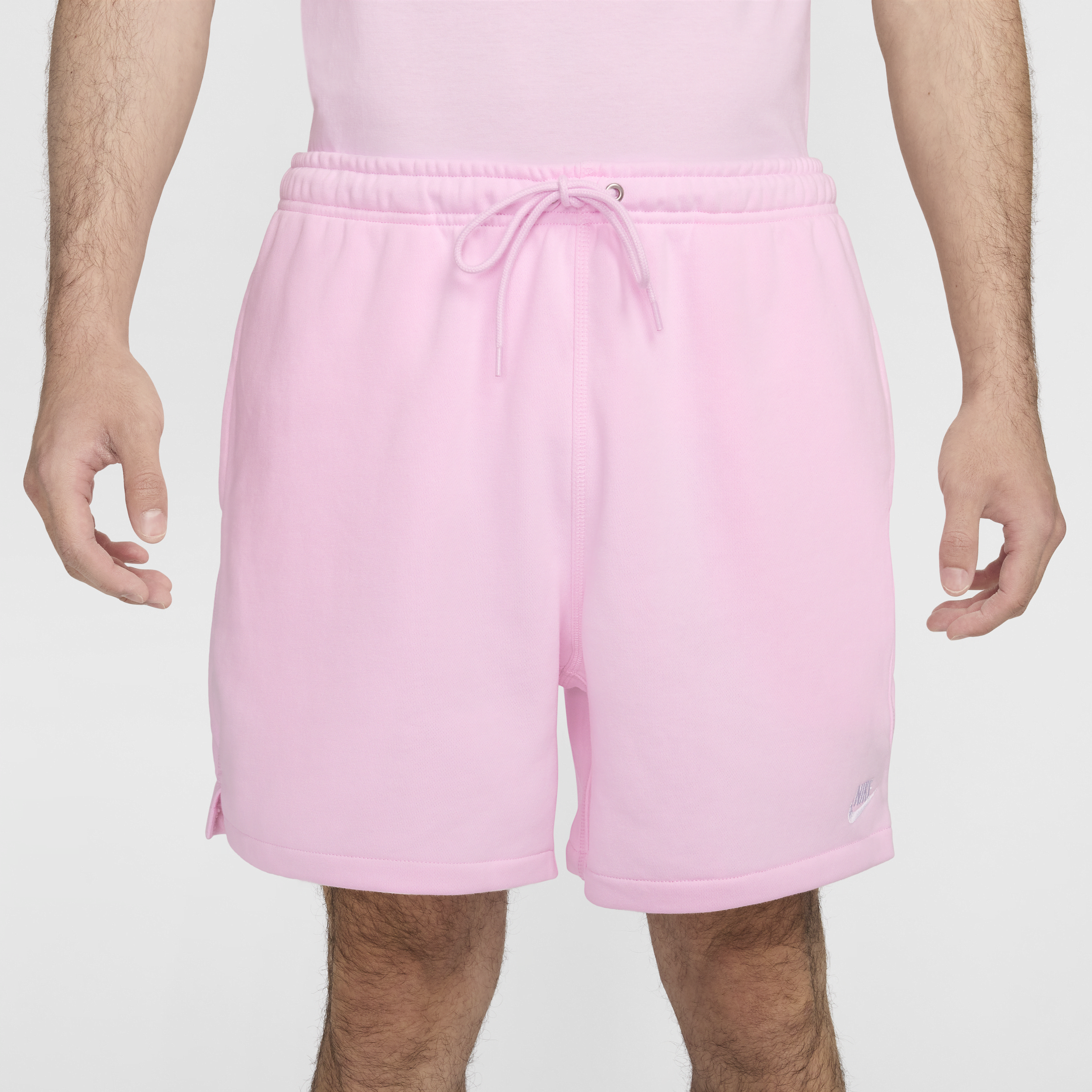 Nike Club flowshorts van sweatstof voor heren Roze