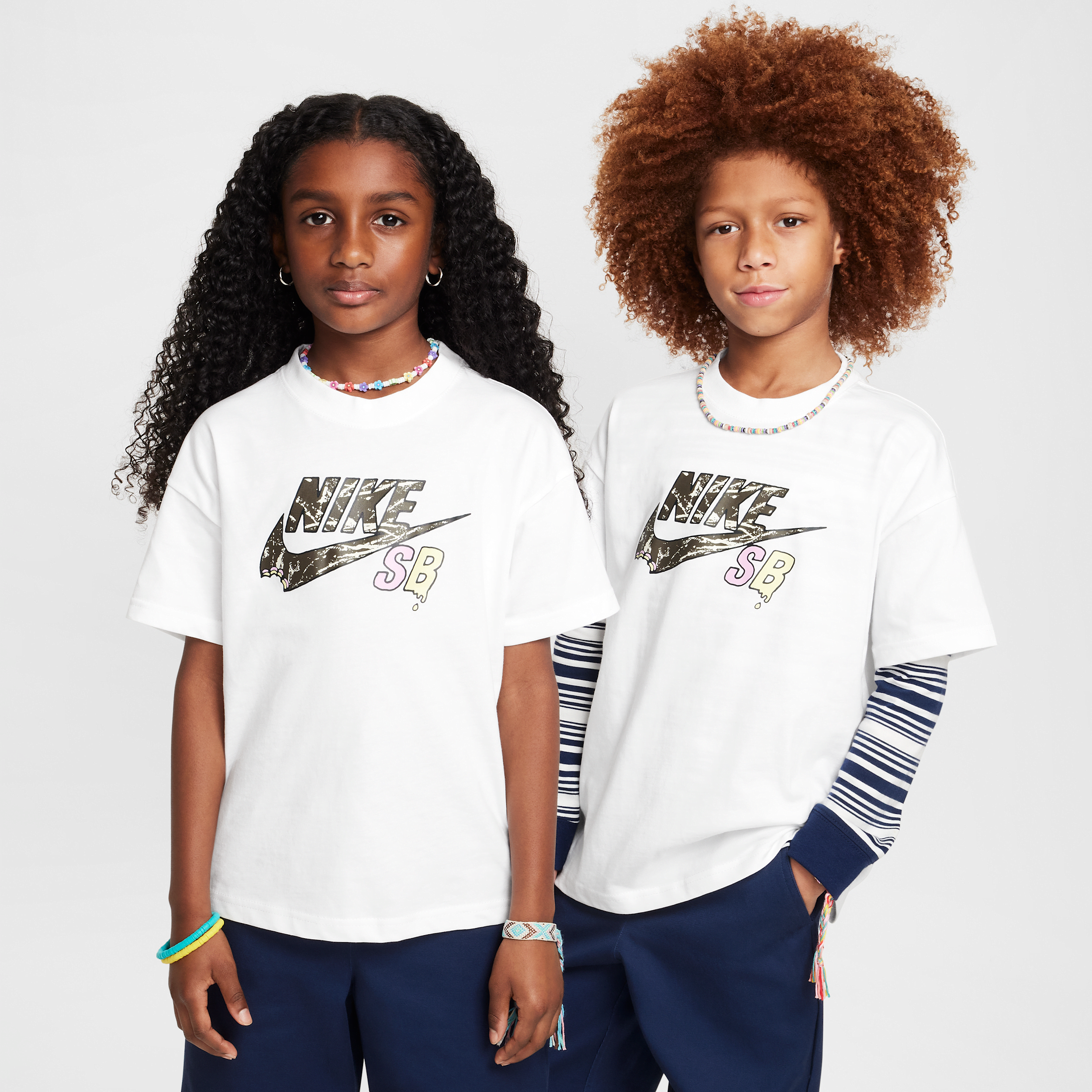 T-shirt Nike SB pour ado - Blanc