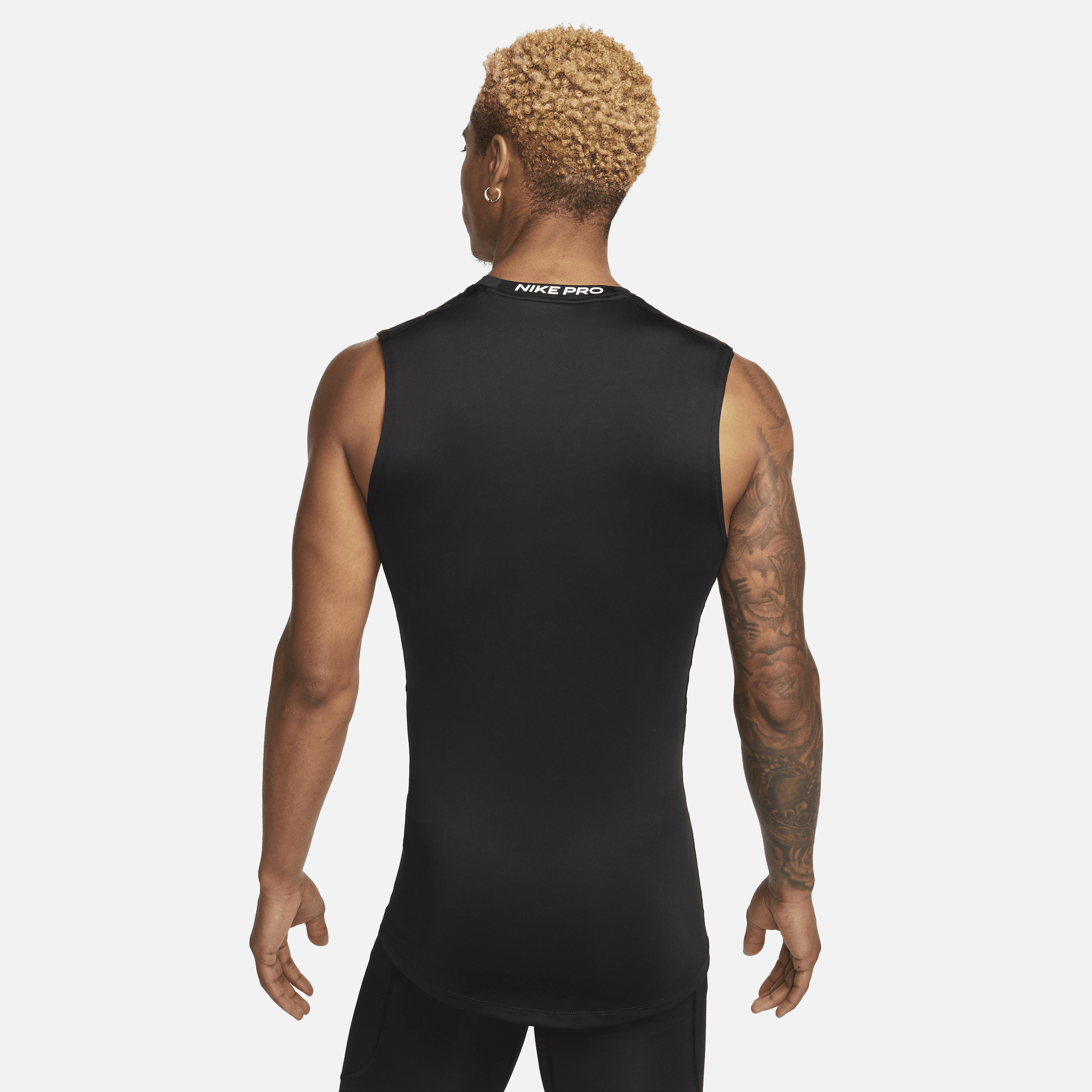 Haut de fitness ajusté sans manches Dri-FIT Nike Pro pour homme - Noir