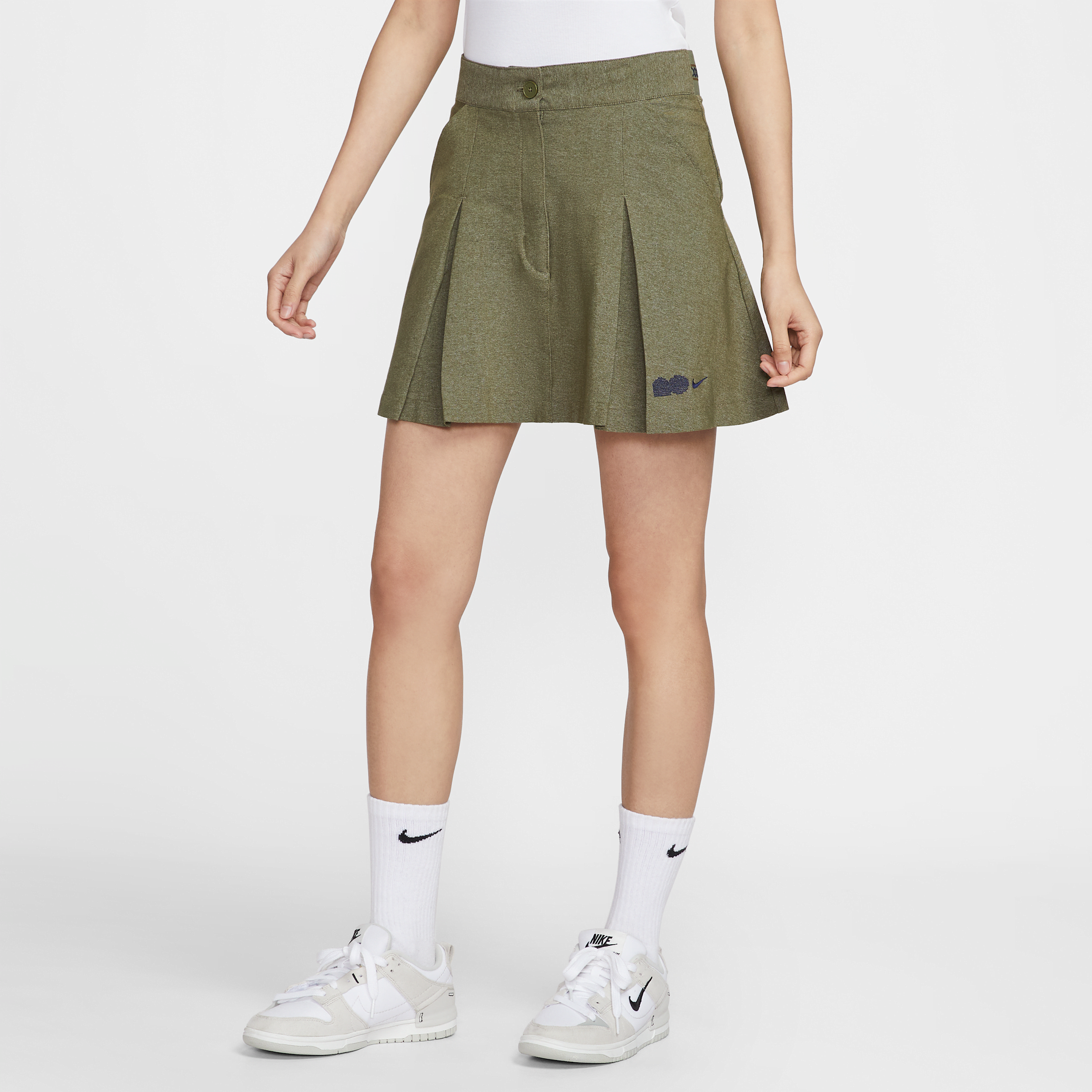 Nike Naomi Osaka Womens Skirt - Green - Cotton/Polyester/Elastane