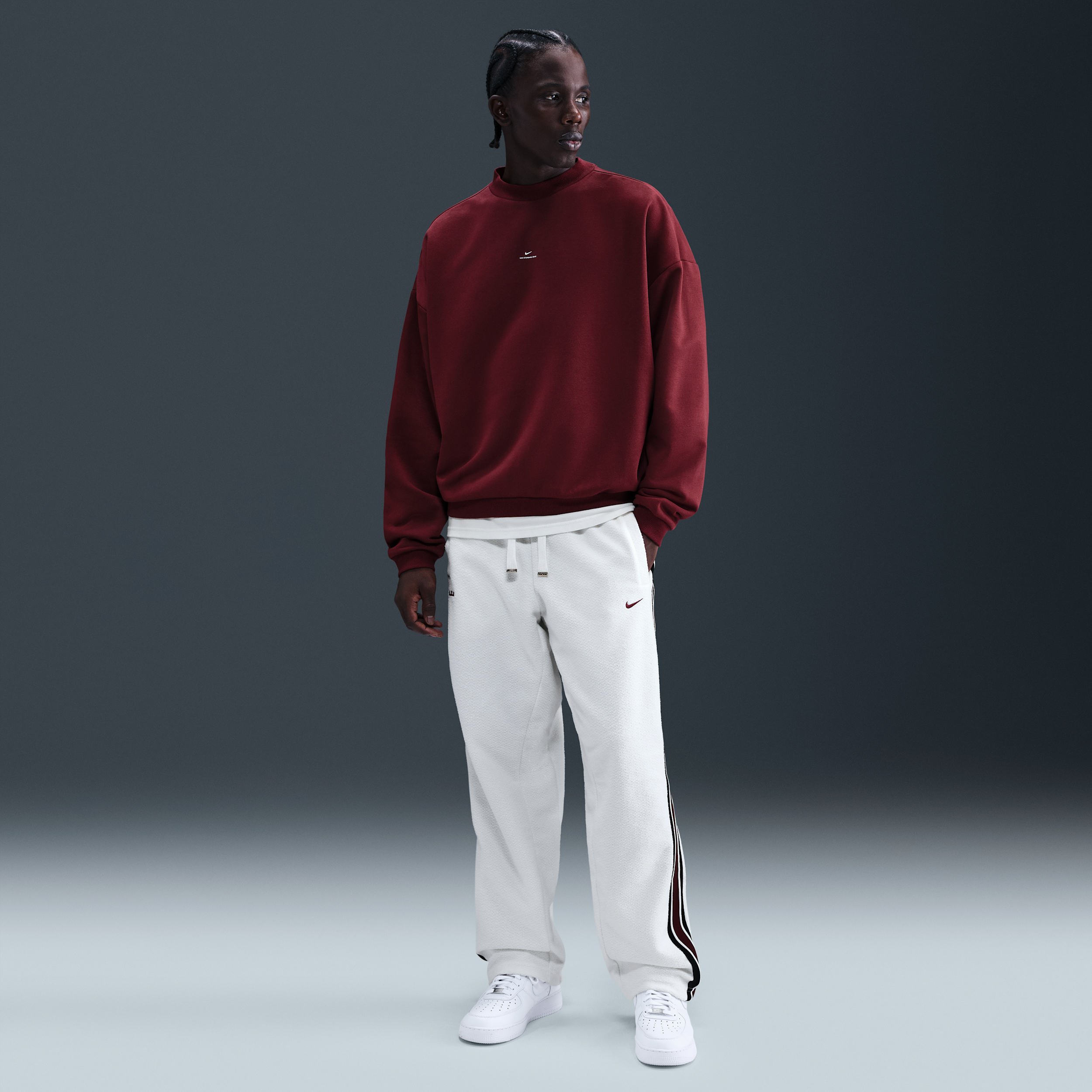 Thumbnail - LeBron Standard Issue Therma-FIT-Basketballhose (Herren) - Weiß