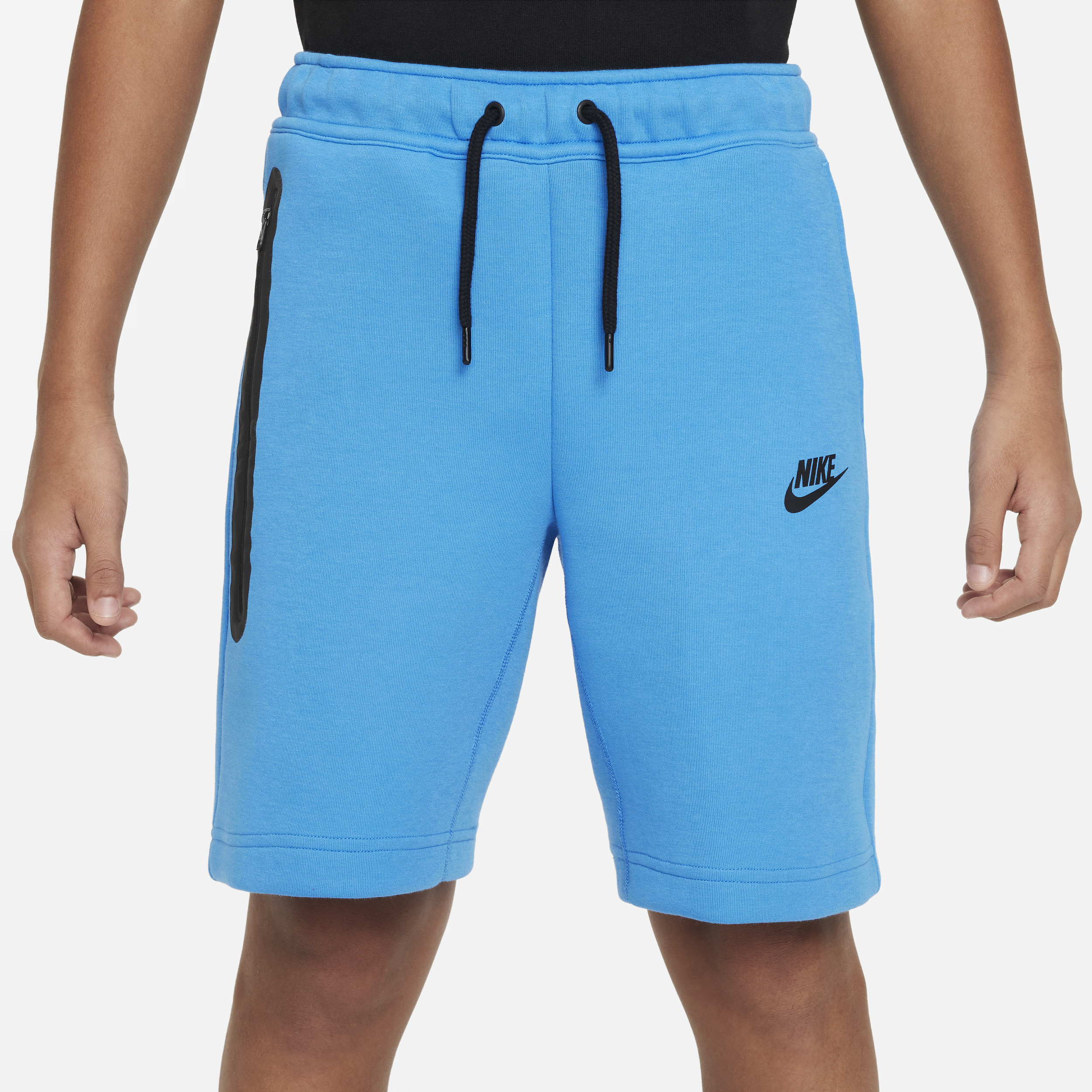 Nike Tech Fleece jongensshorts Blauw