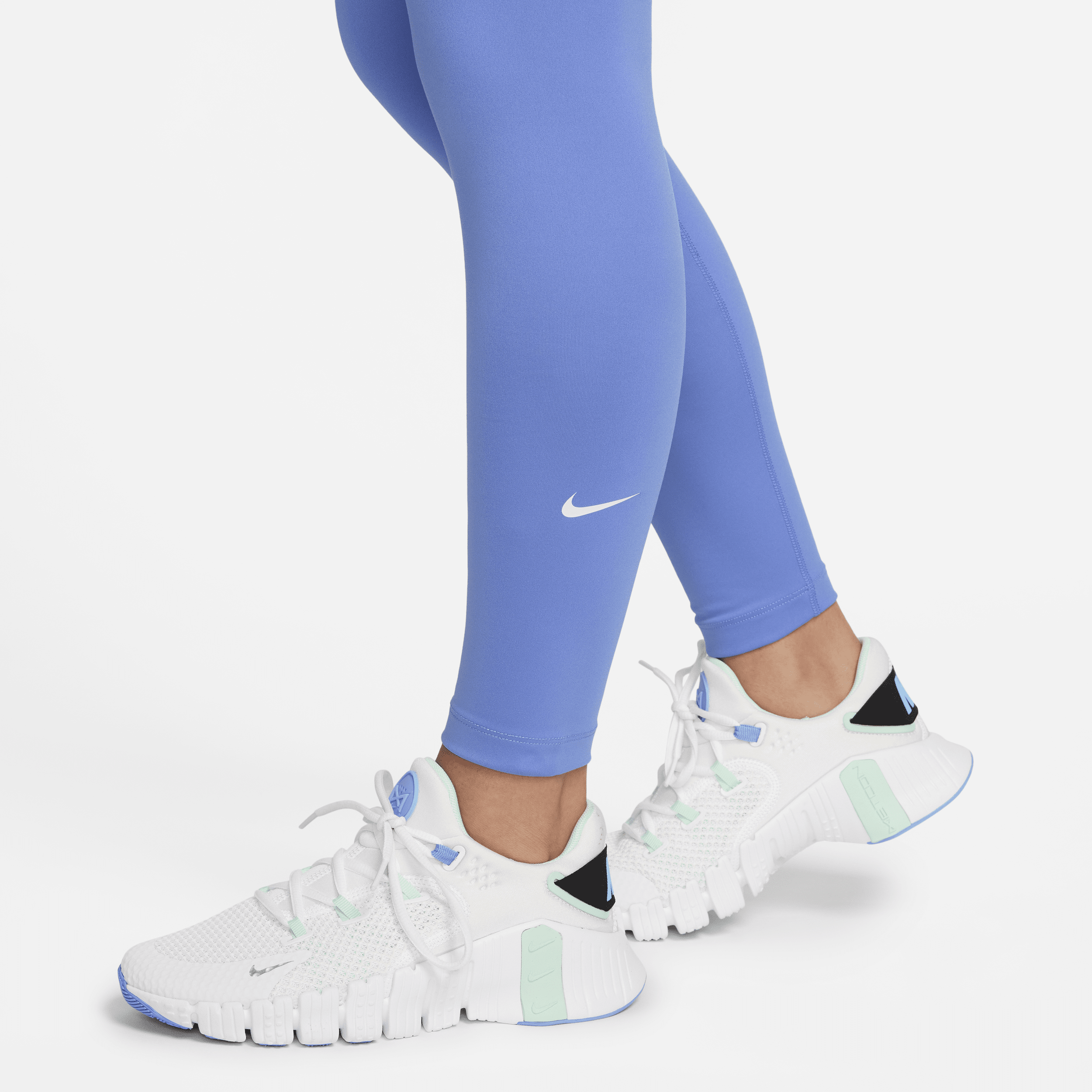 Legging taille haute Nike One pour femme - Bleu