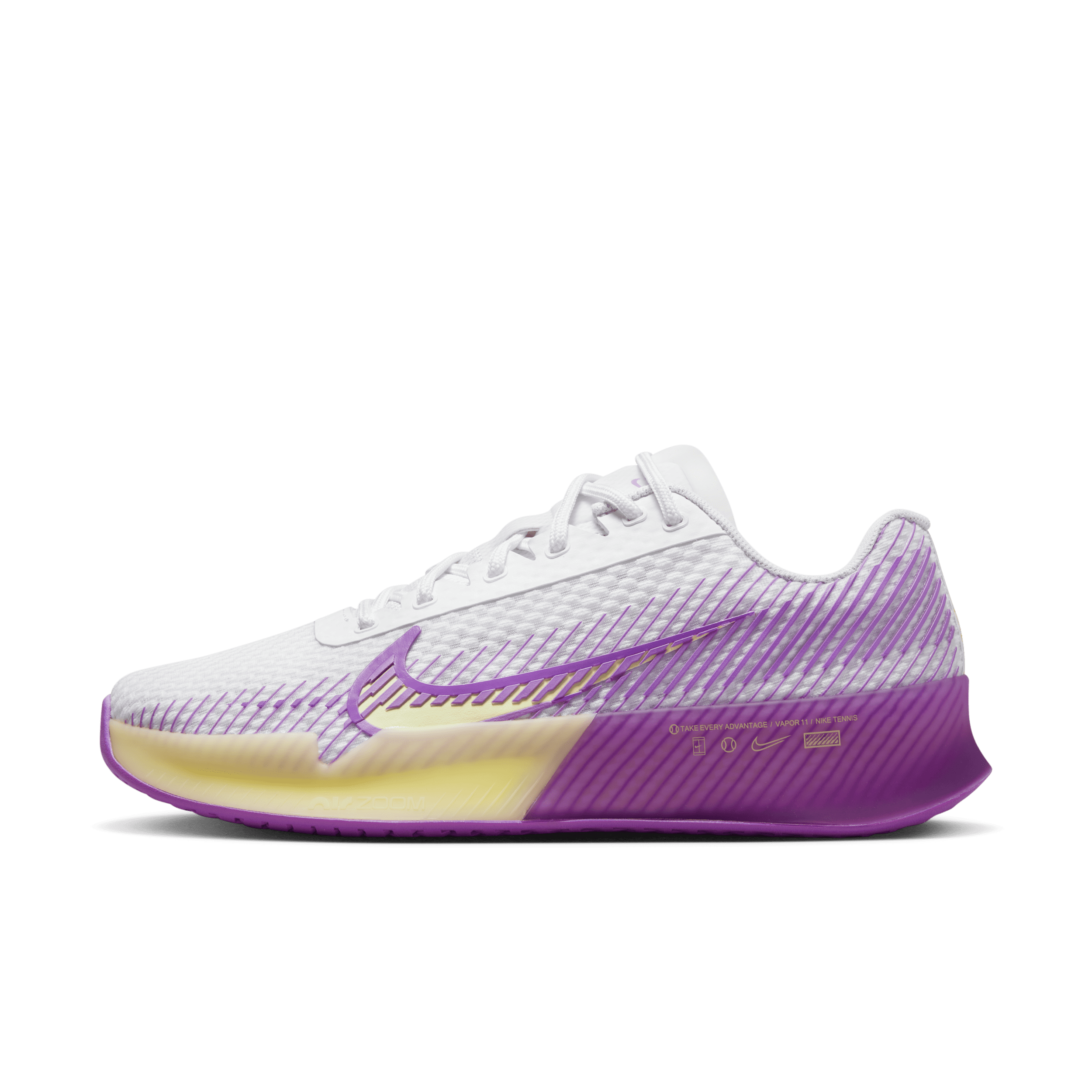 Chaussure de tennis pour surface dure NikeCourt Air Zoom Vapor 11 pour femme - Blanc - DR6965-101