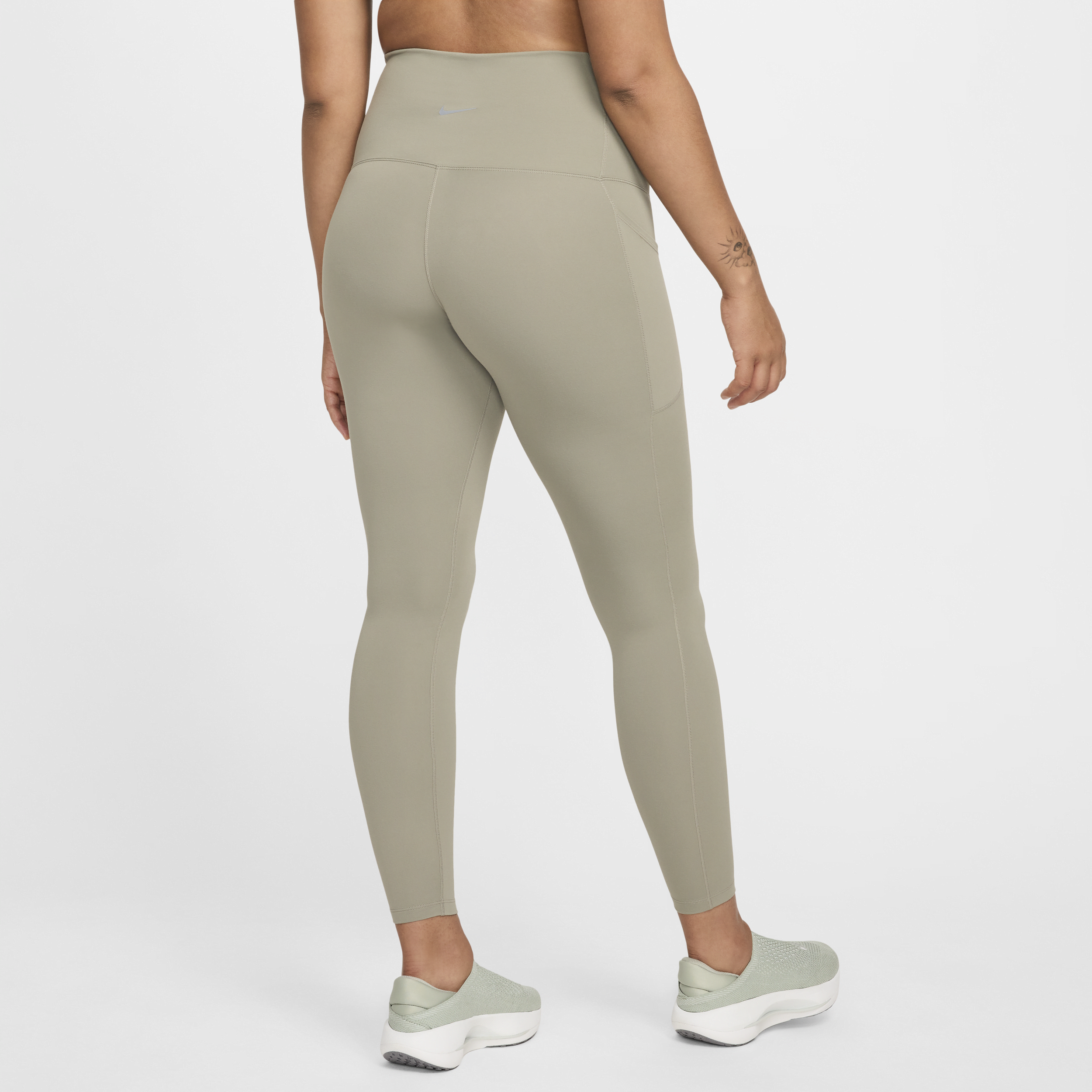 Legging 7/8 taille haute avec poches Nike (M) One pour femme (maternité) - Vert