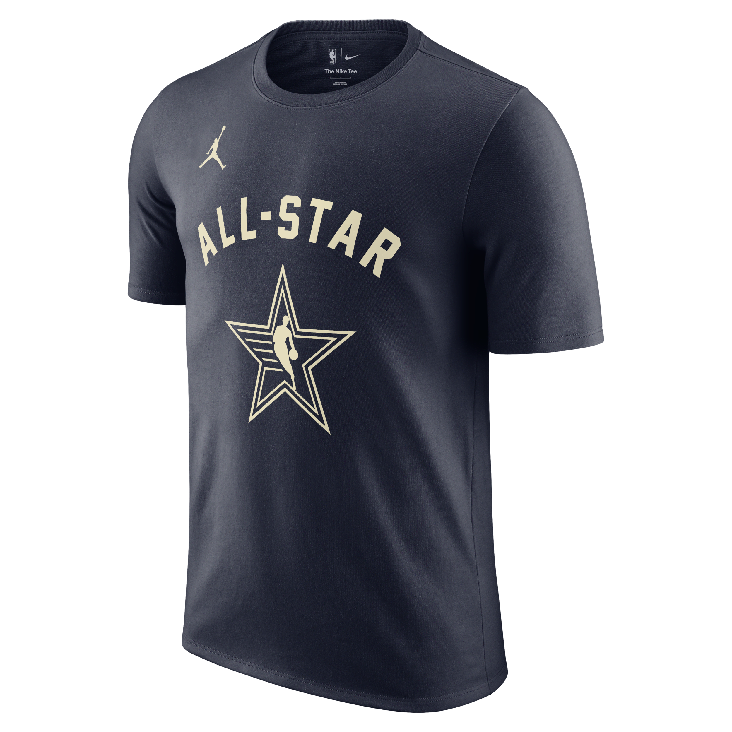 Jordan Giannis Antetokounmpo 2024 NBA All-Star Weekend Essential T-shirt voor heren Blauw