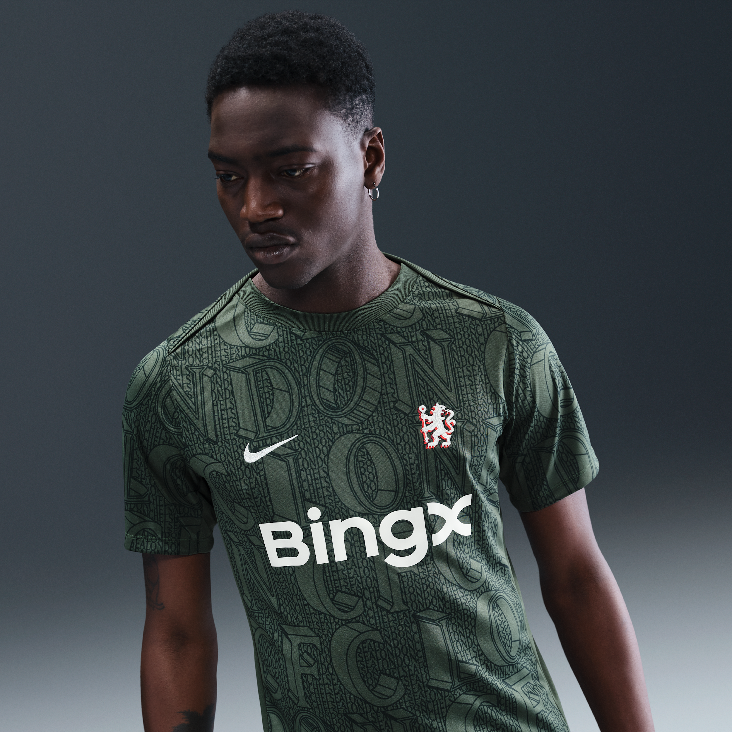 Nike Chelsea FC Academy Pro  Dri-FIT warming-uptop voor heren - Groen