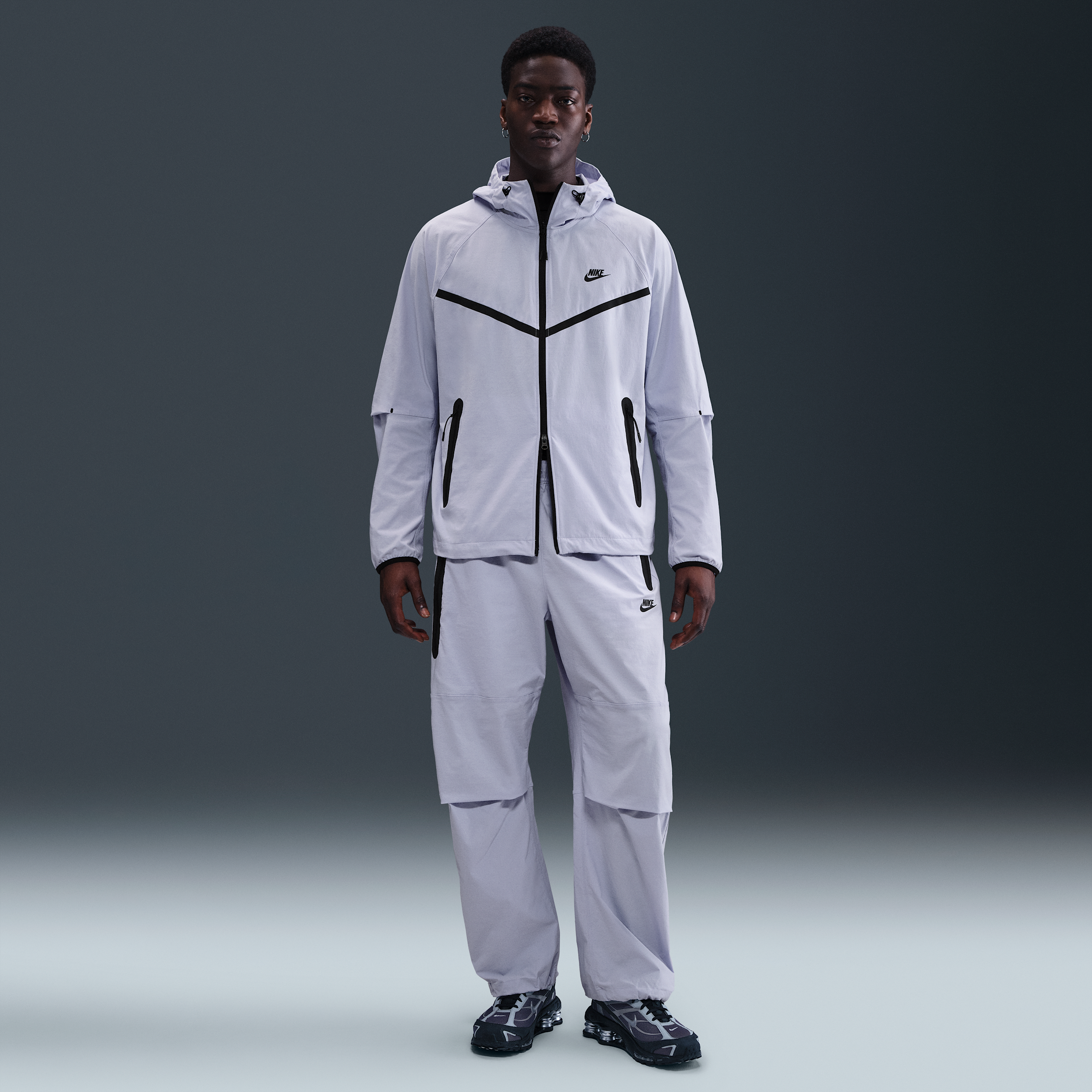 Thumbnail - Nike Tech Oversize-Webhose (Herren) - Grau