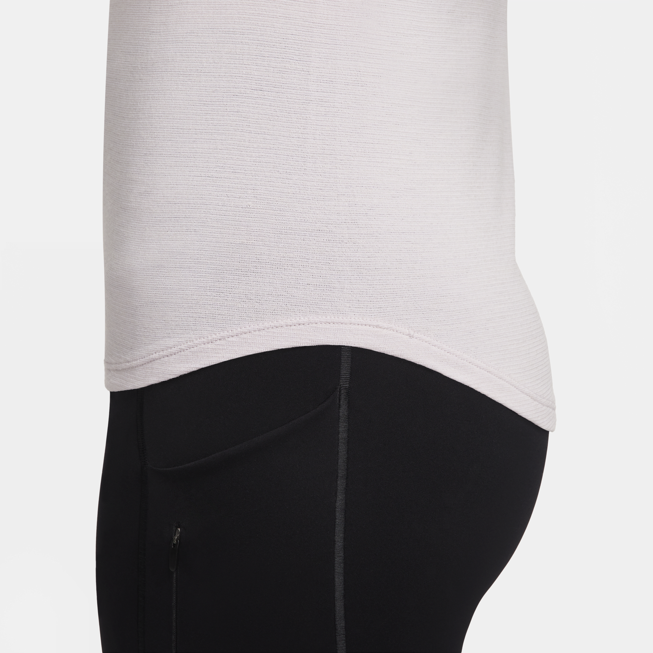 Nike Swift Wool Dri-FIT hardlooptop met korte mouwen voor dames Paars