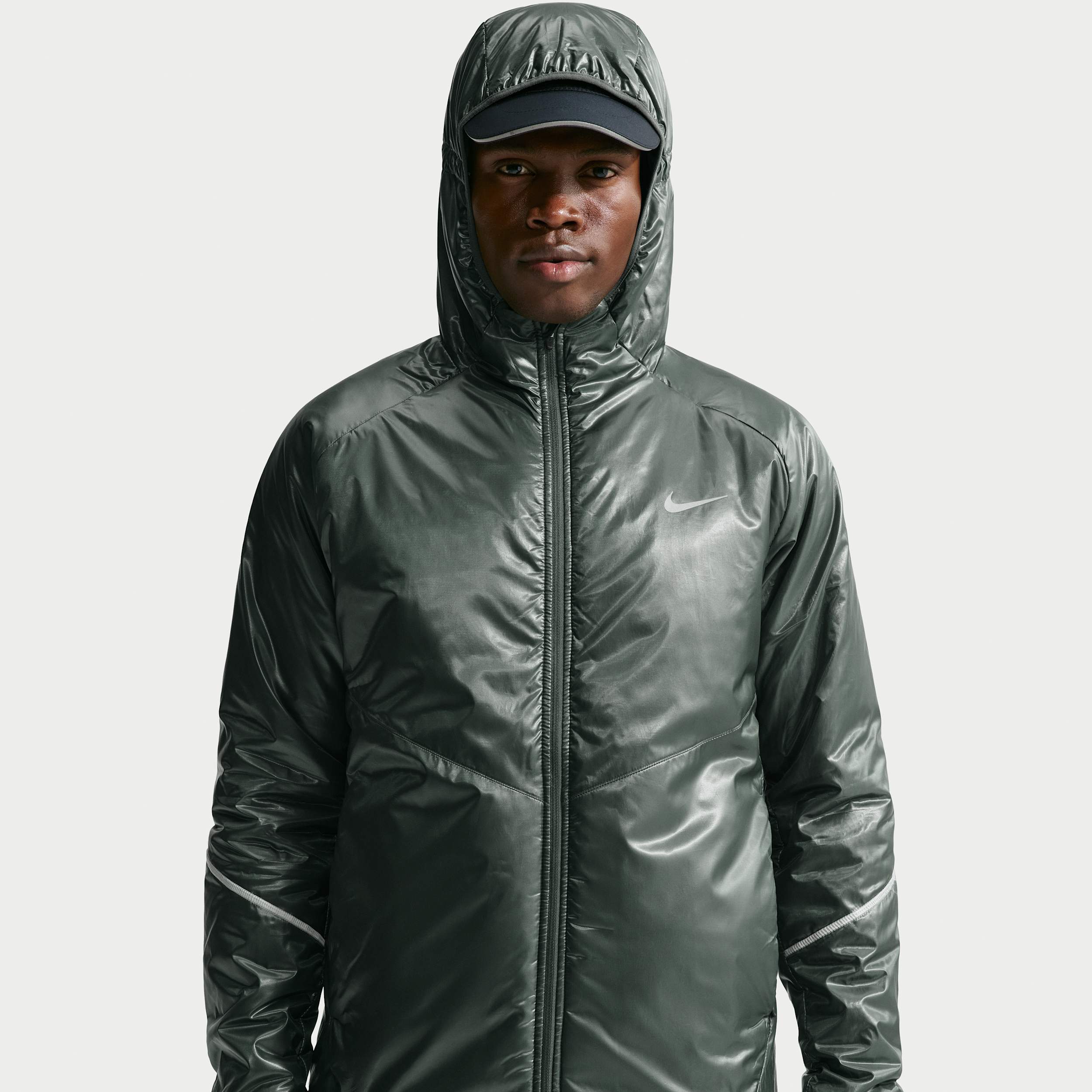 Nike Miler AeroLayer Therma-FIT-løbejakke til mænd - grøn