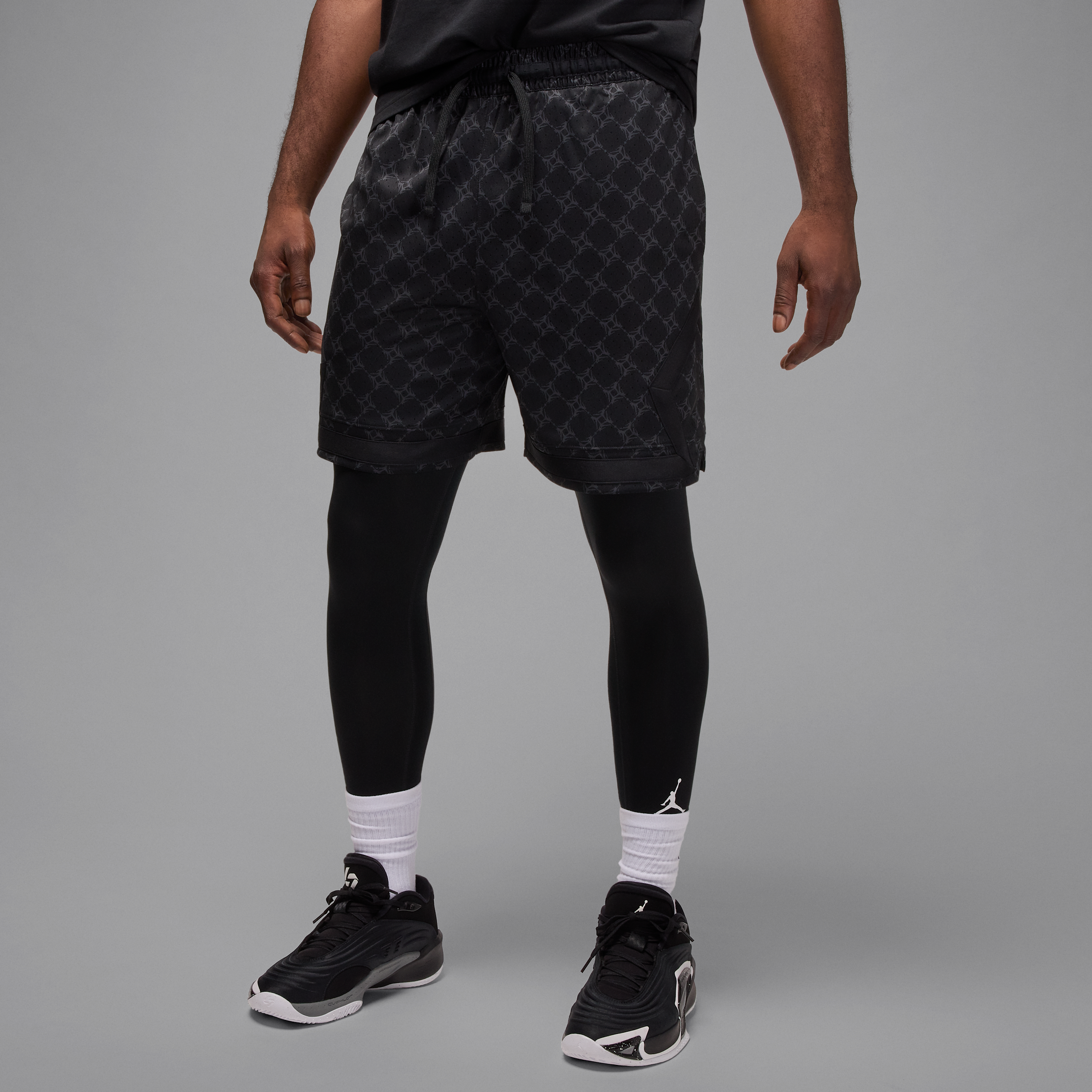 Thumbnail - Jordan Sport Dri-FIT Diamond Shorts mit Print (Herren) - Schwarz