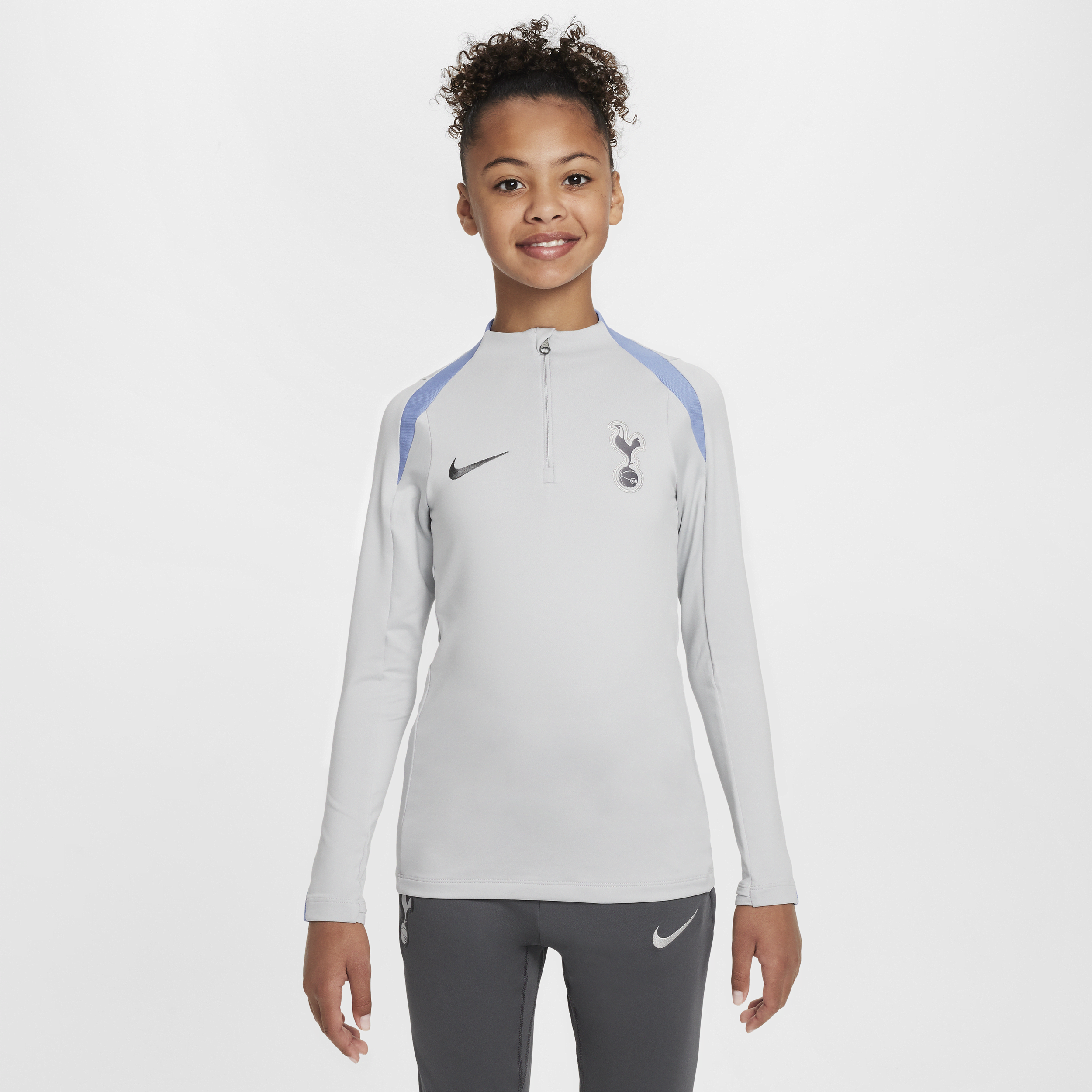 Haut d'entraînement de football Nike Dri-FIT Tottenham Hotspur Strike pour ado - Gris