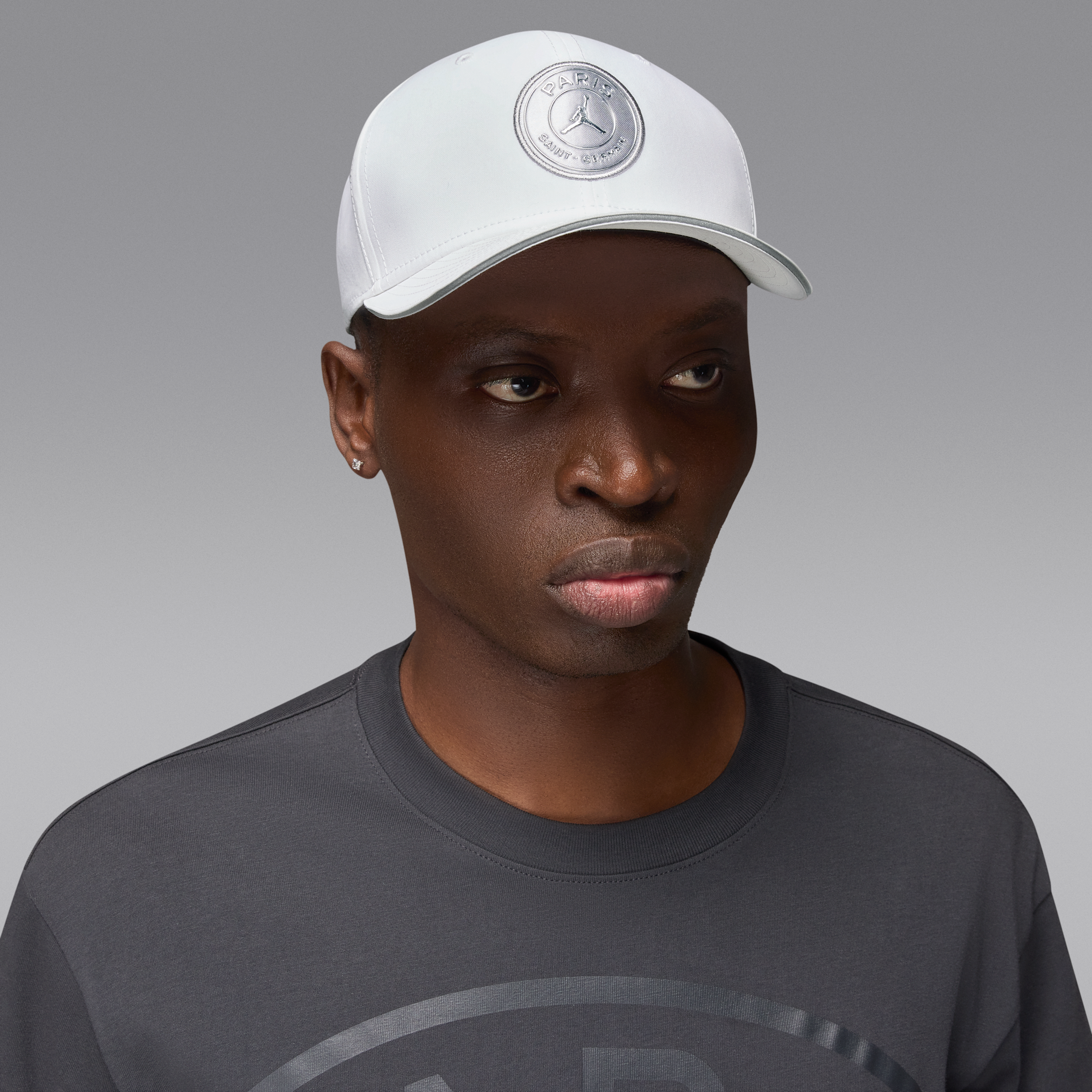 Thumbnail - Paris Saint-Germain Rise strukturierte Cap - Weiß