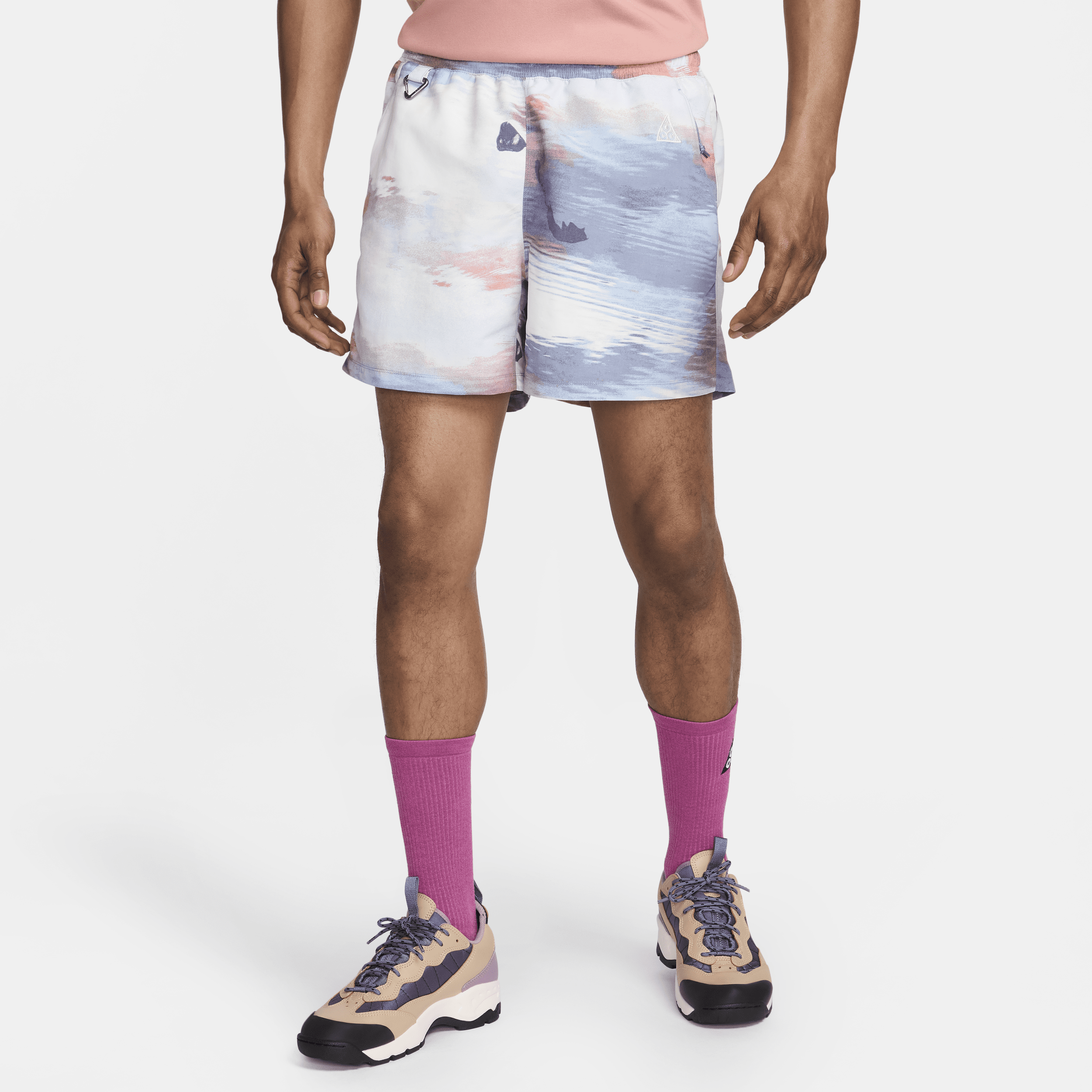 Nike ACG 'Reservoir Goat' shorts met volledige print voor heren Blauw