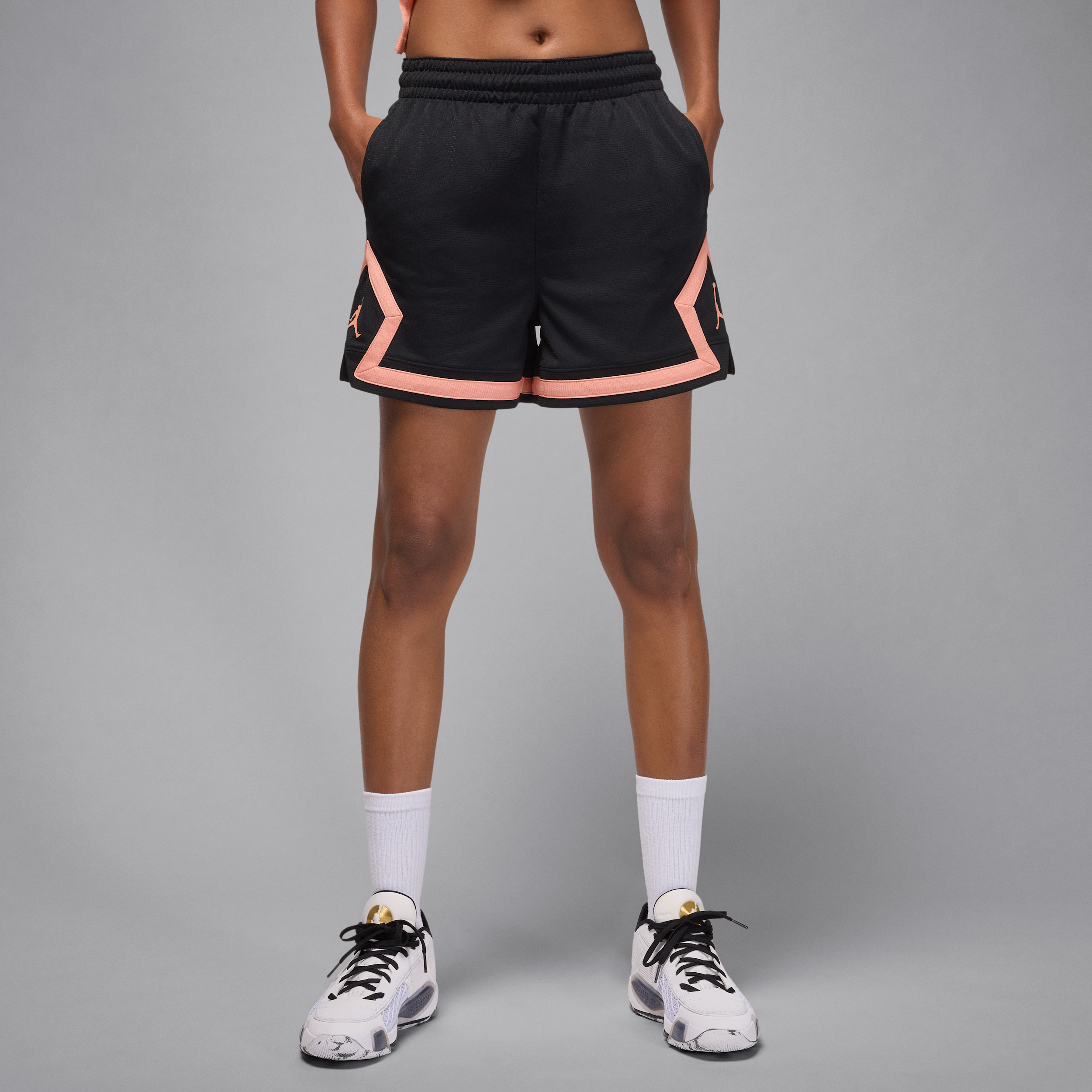 Jordan Sport Diamond damesshorts (10 cm) - Zwart