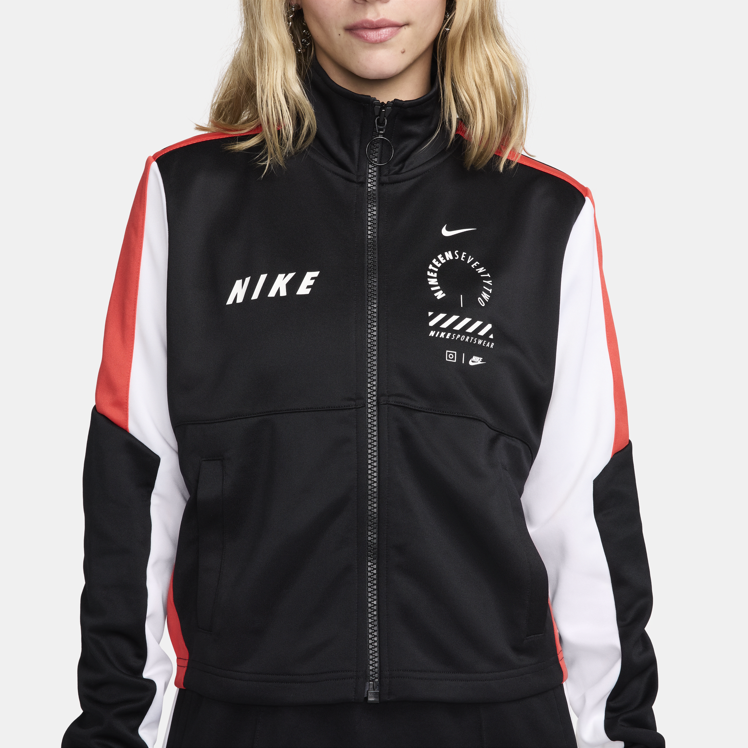 Nike Sportswear trainingstop voor dames Zwart
